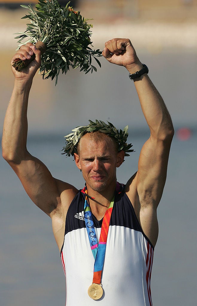 Olaf Tufte won his first Olympic gold medal in Athens