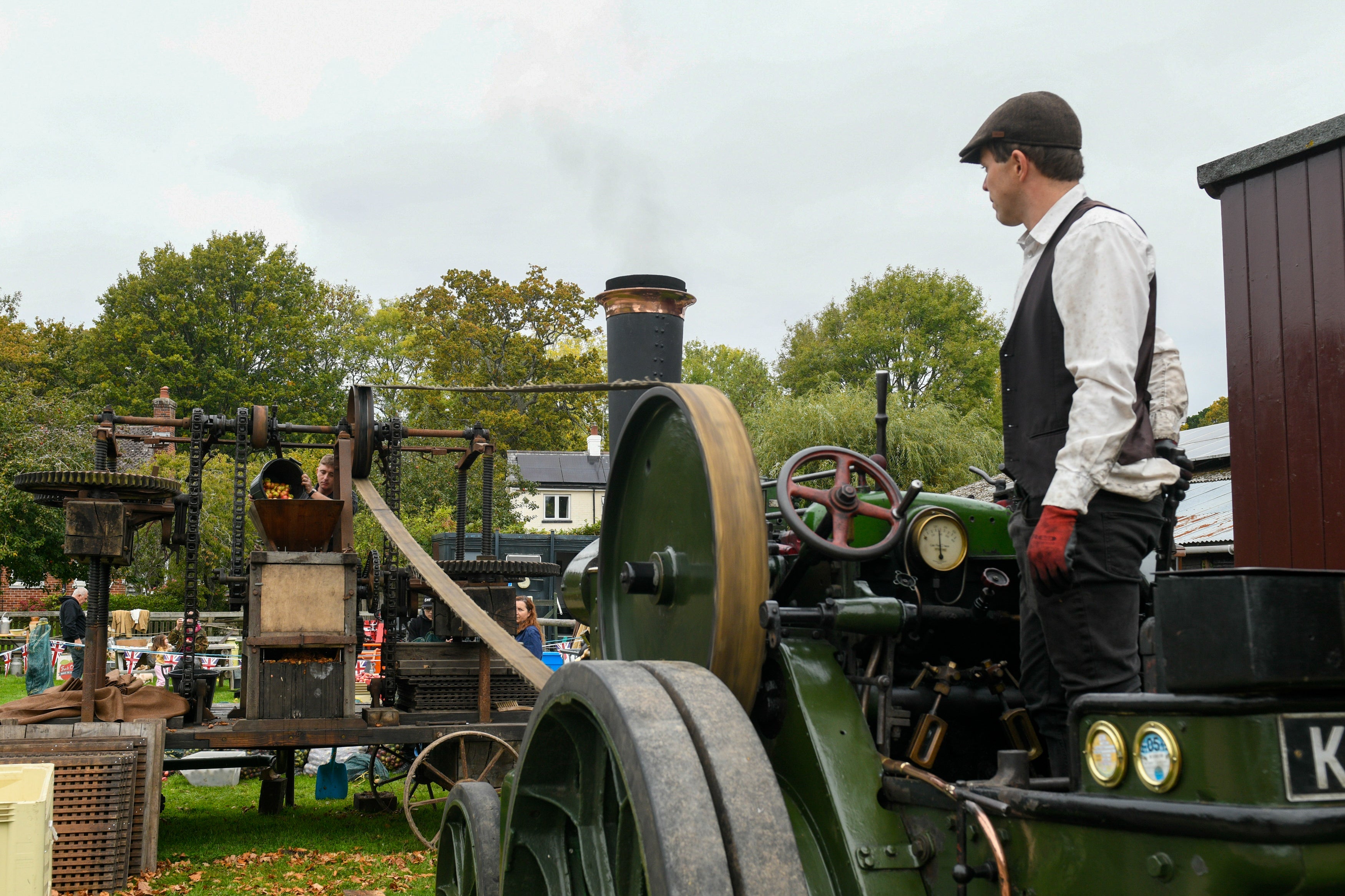 Colls was working at the New Forest Cider Festival, pictured in 2025.