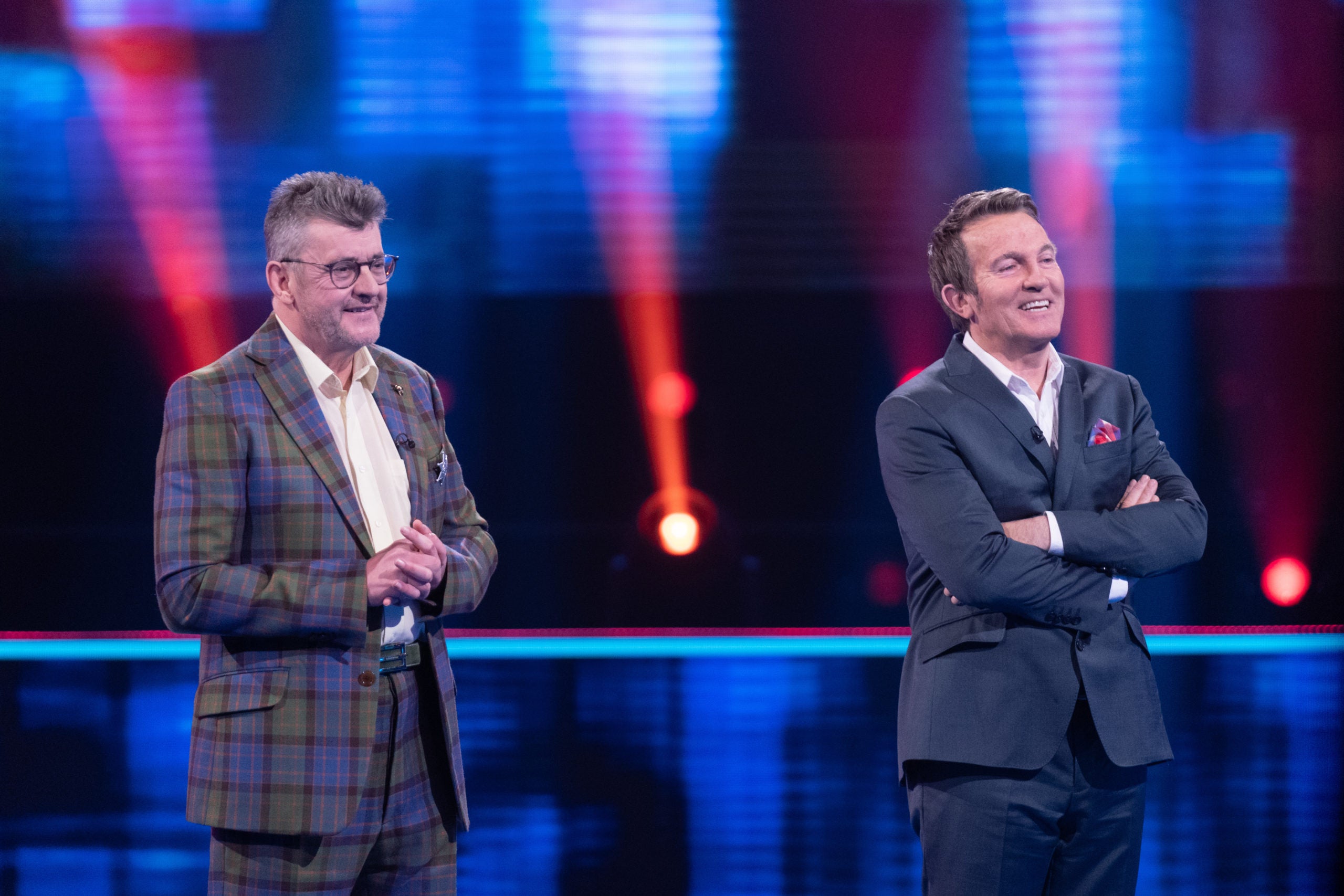 Joe Pasquale on 'Beat the Chasers' with pal Bradley Walsh