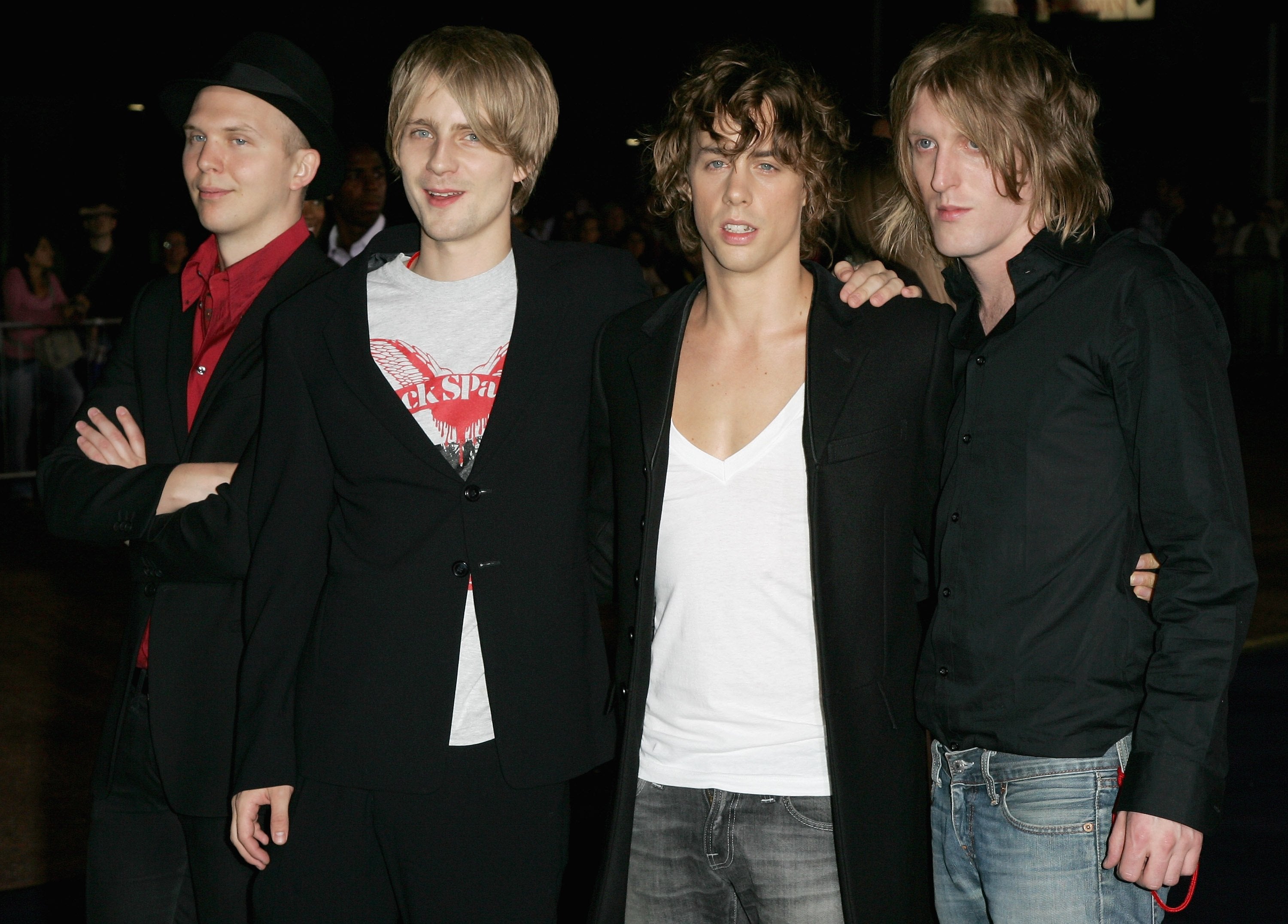 Johnny Borrell (third from left): ‘I think the most confusing place I’ve ever been in my life is the mainstream’
