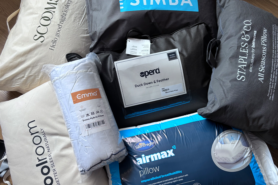 My fellow testers and myself slept on these pillows night after night (Siobhan Grogan/The Independent)