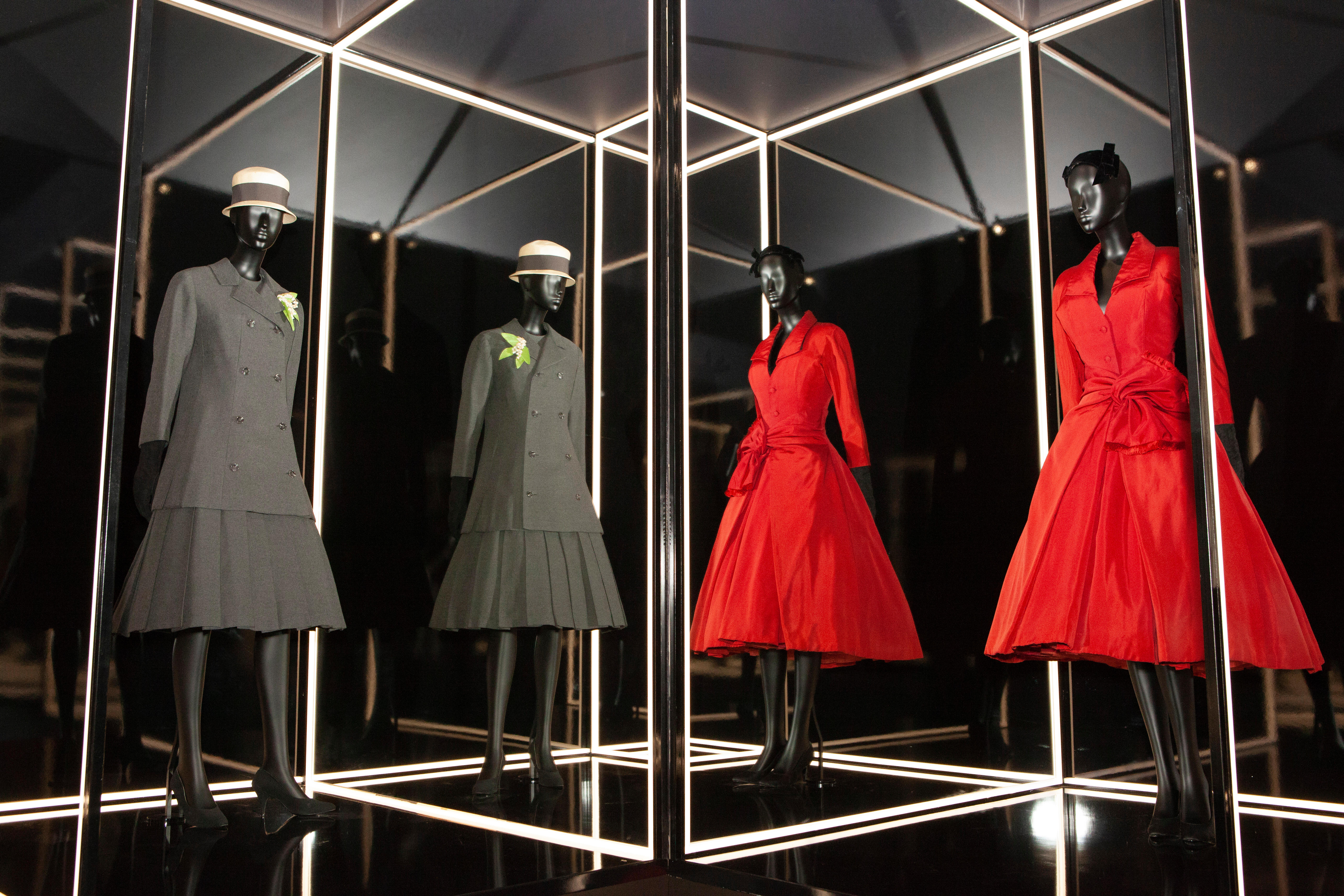 The ‘New Look’ silhouette featured a nipped-in waist and a full skirt (Alamy/PA)