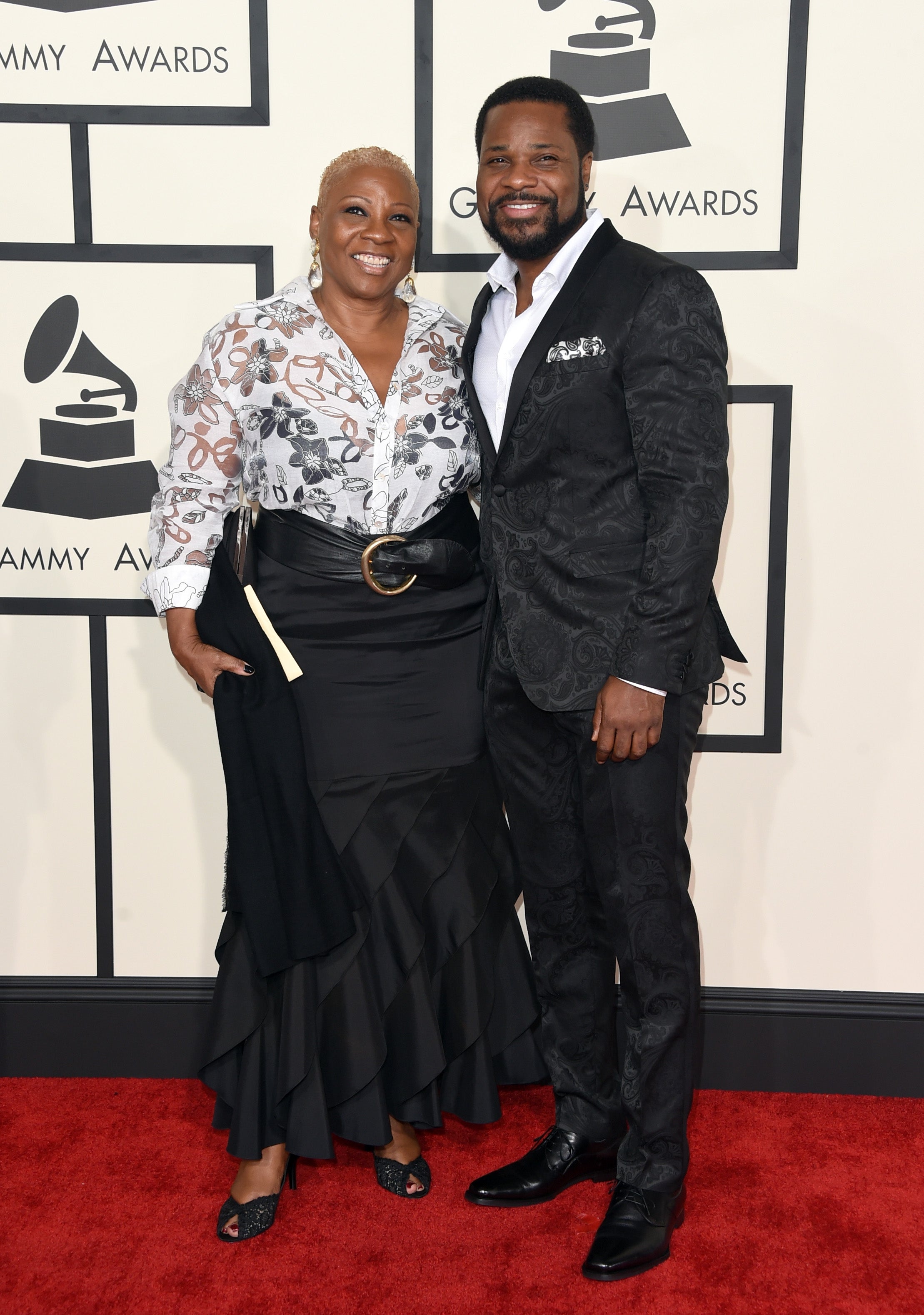 Pamela Warner, pictured here in 2015 with son Malcolm-Jamal Warner, is the successor trustee of the Warner family trust after she was her son’s business partner for decades