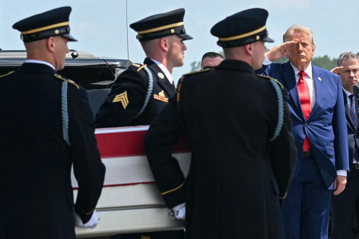 Trump claims without proof that the soldiers killed in Iran said that Tehran can’t have a nuclear weapon