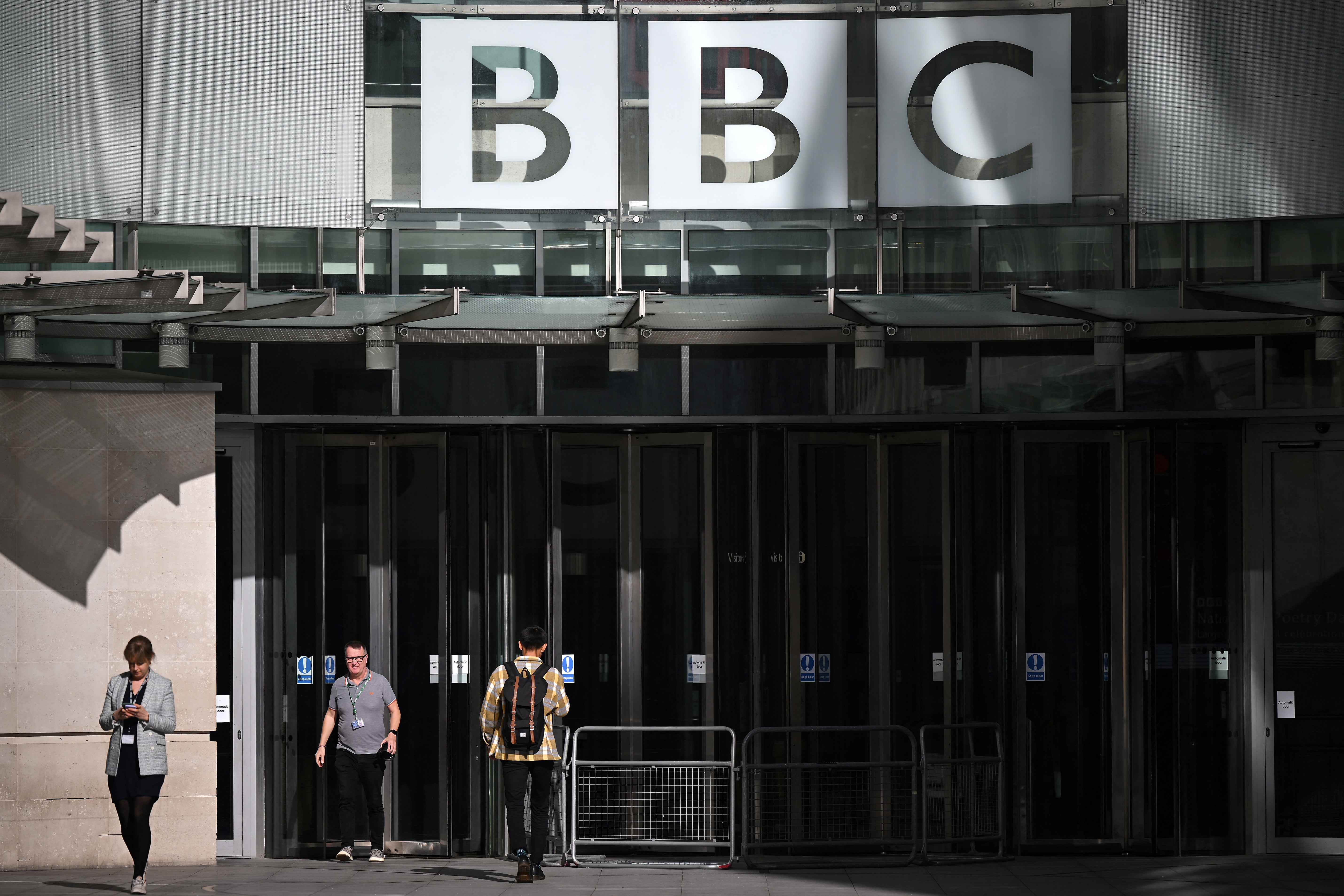 Trump is seeking $10 billion in damages from the BBC in the lawsuit that is being heard in the US (AFP/Getty)