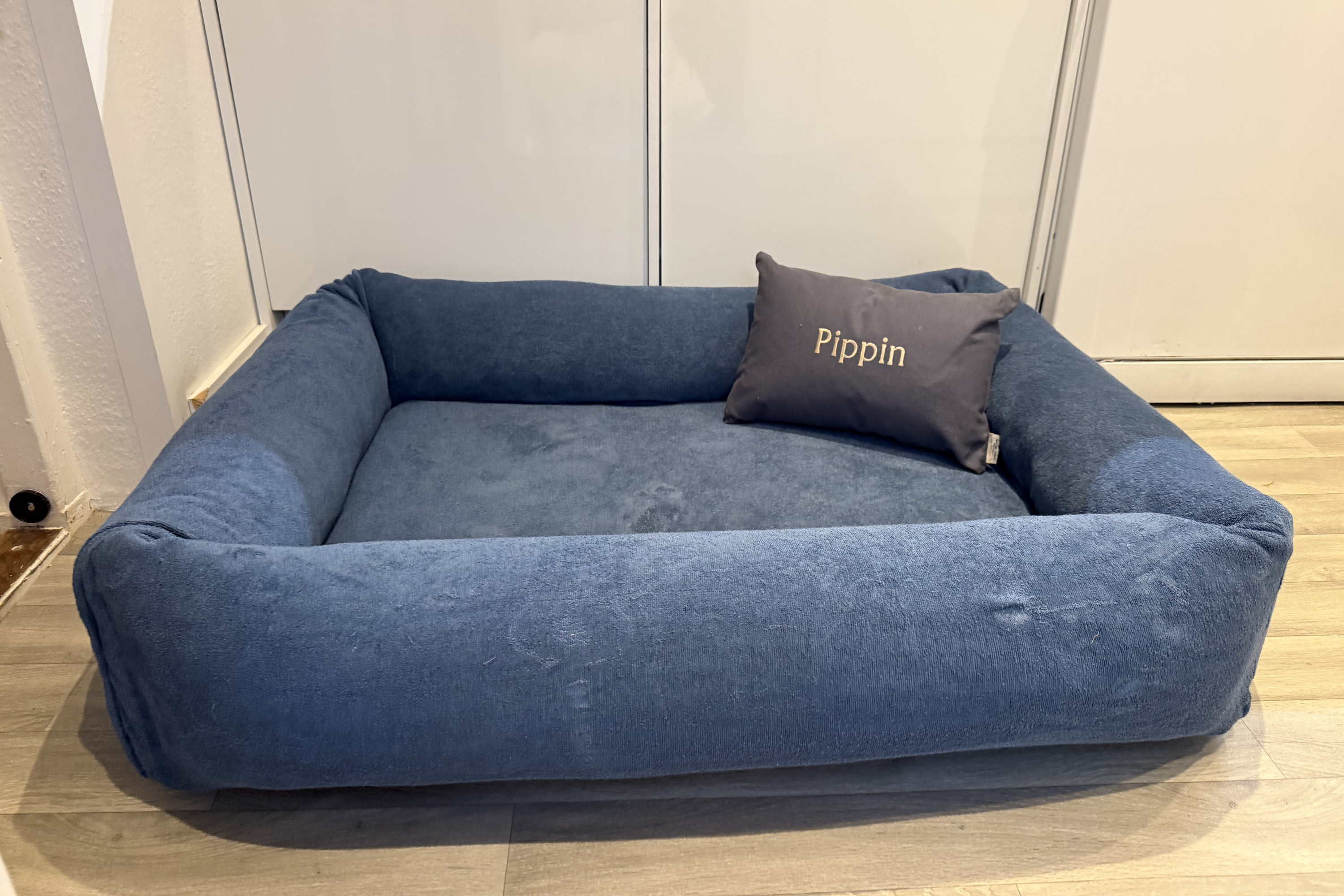 The clever design of the towelling cover means that it fits the main bed perfectly without fabric excess or sagging patches (Lucy Smith/The Independent)
