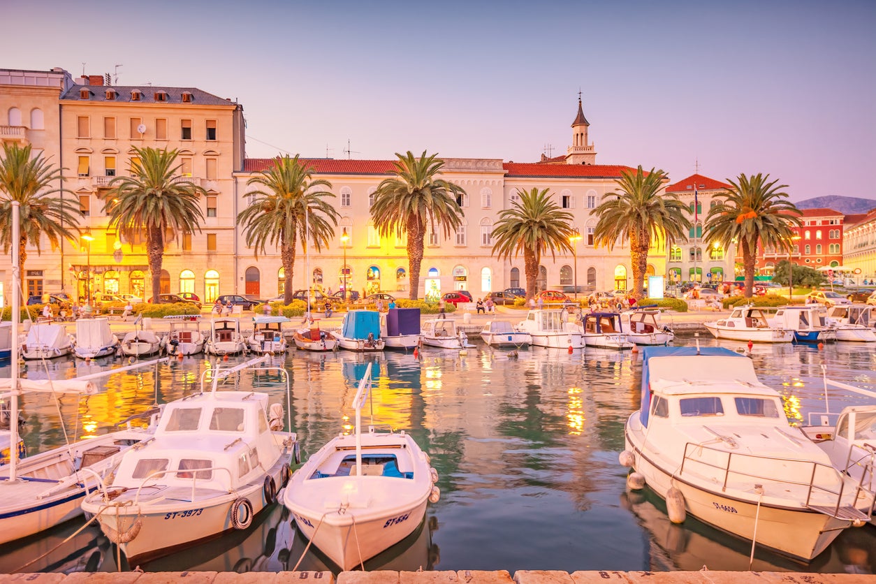 The journey began at Split marina