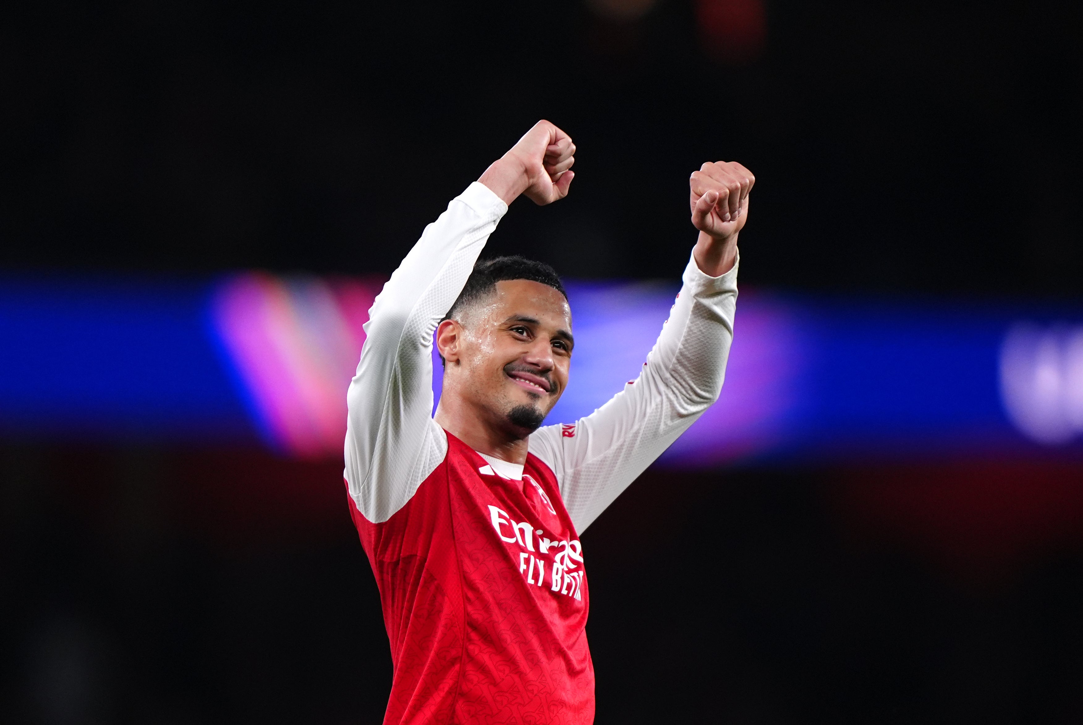 Arsenal's William Saliba was not part of this season’s team photo