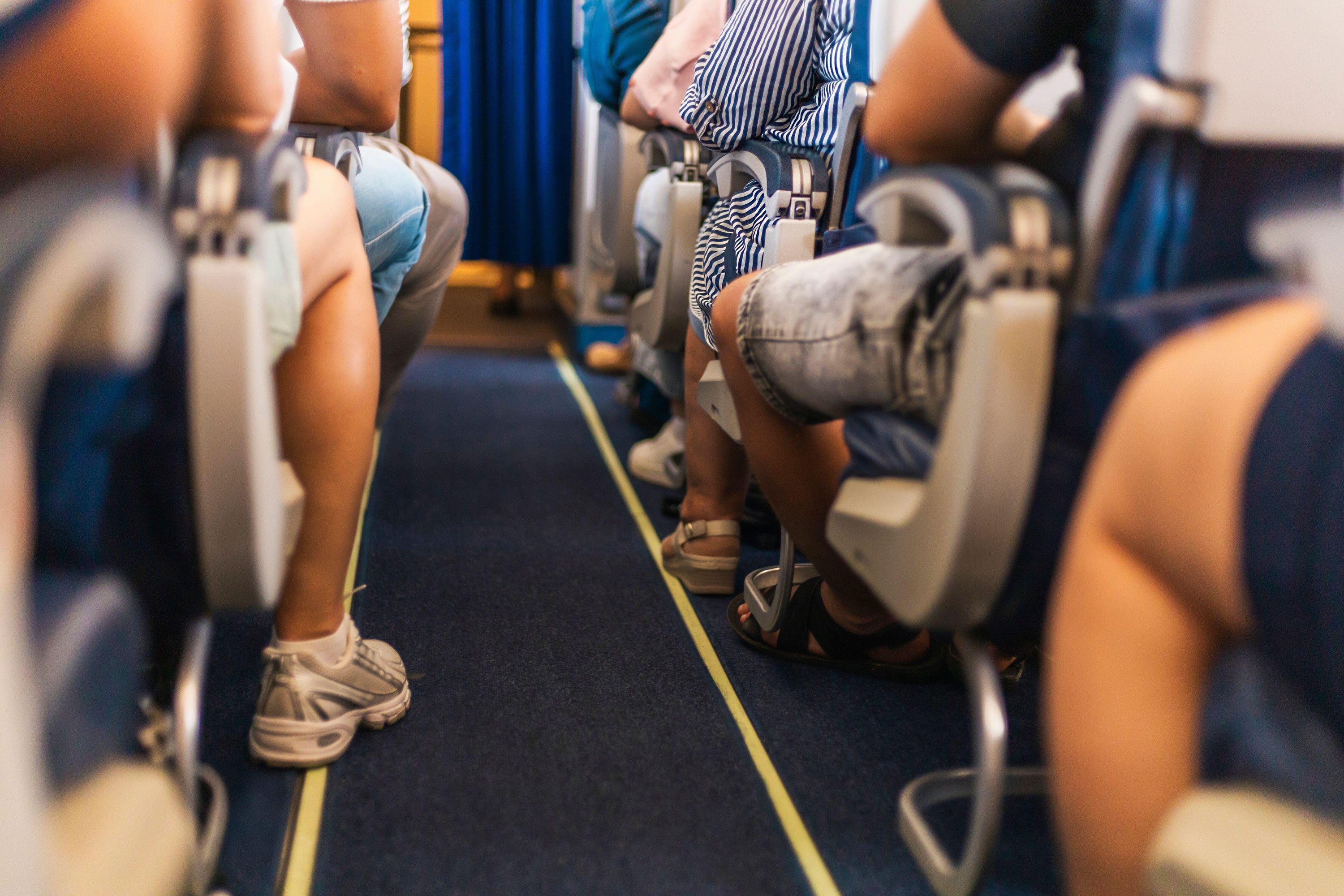 Moving around during the flight might help