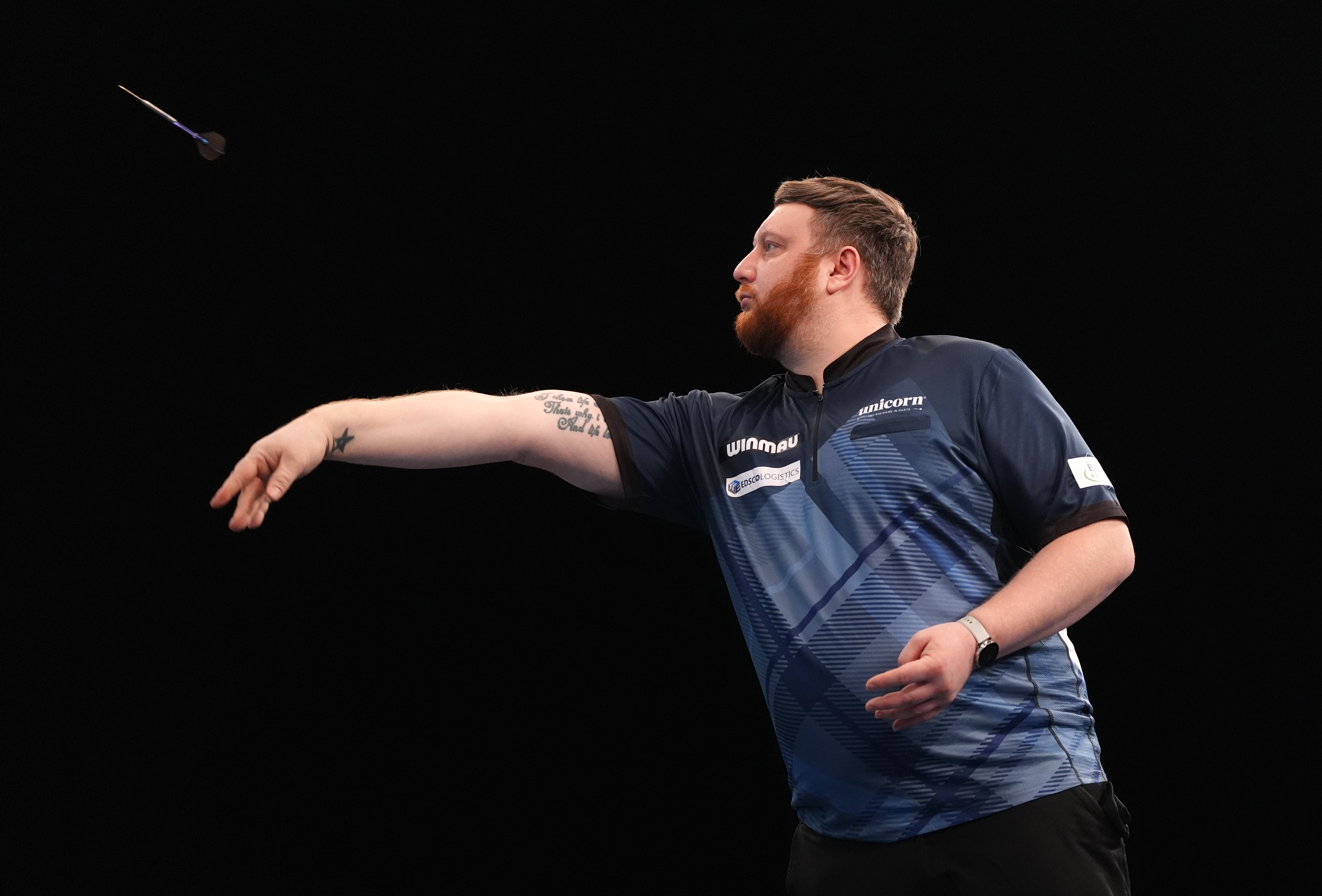 Cameron Menzies in the World Matchplay second round