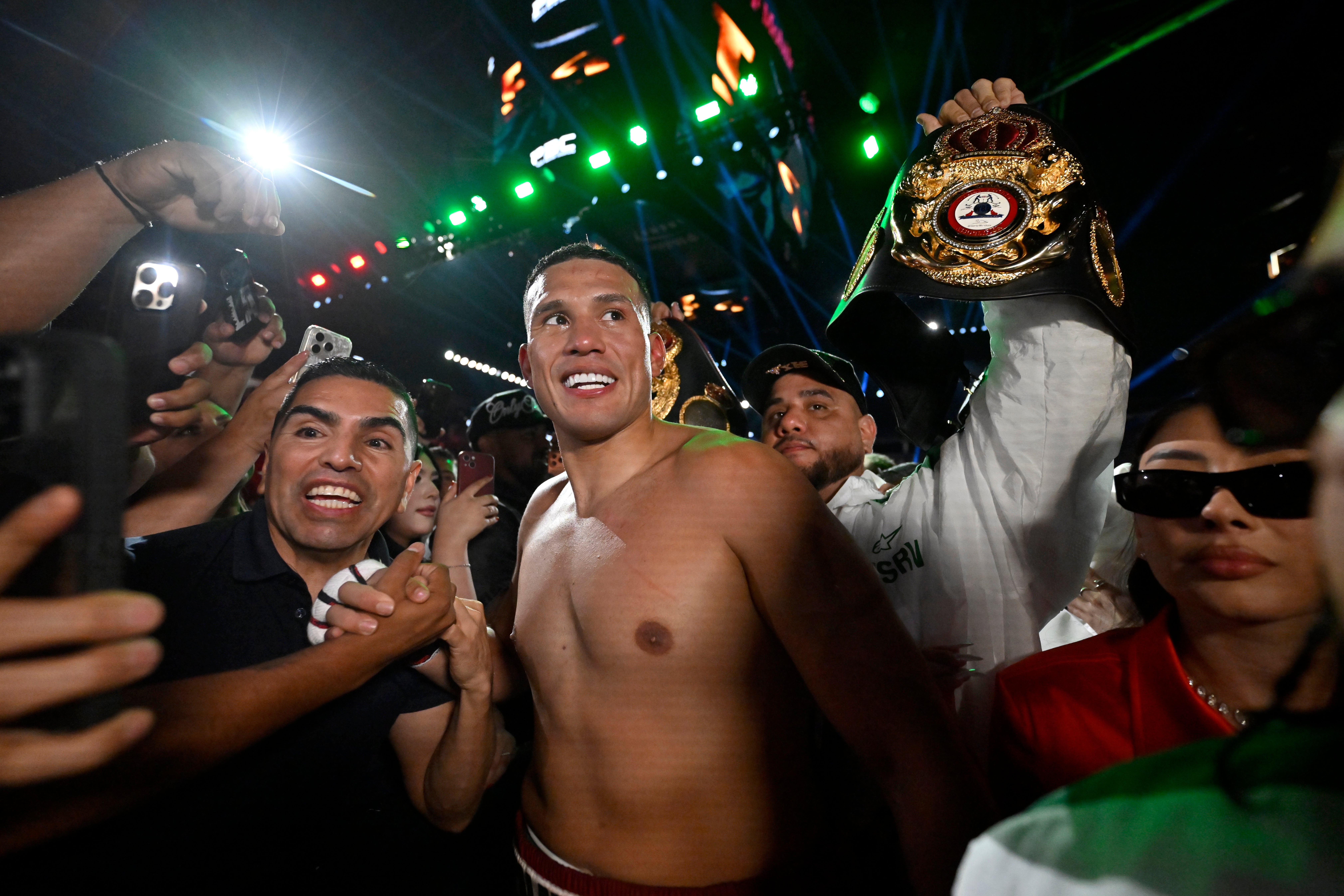 David Benavidez after stopping Gilberto 'Zurdo' Ramirez in May