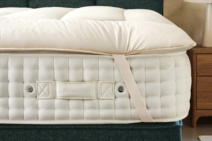 Best mattress topper Indybest review Woolroom organic wool topper