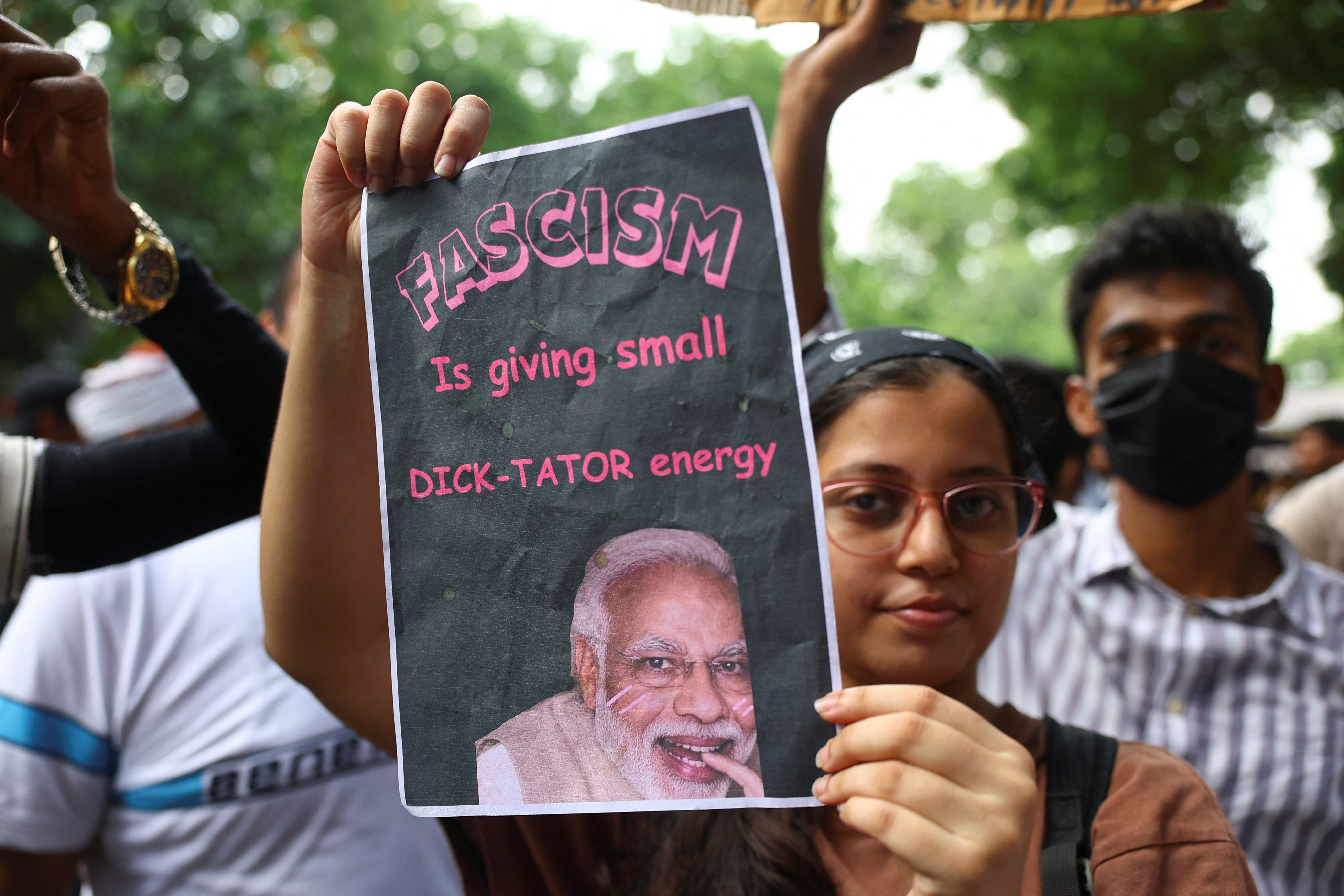 The protests are being spearheaded by the Cockroach Janta Party