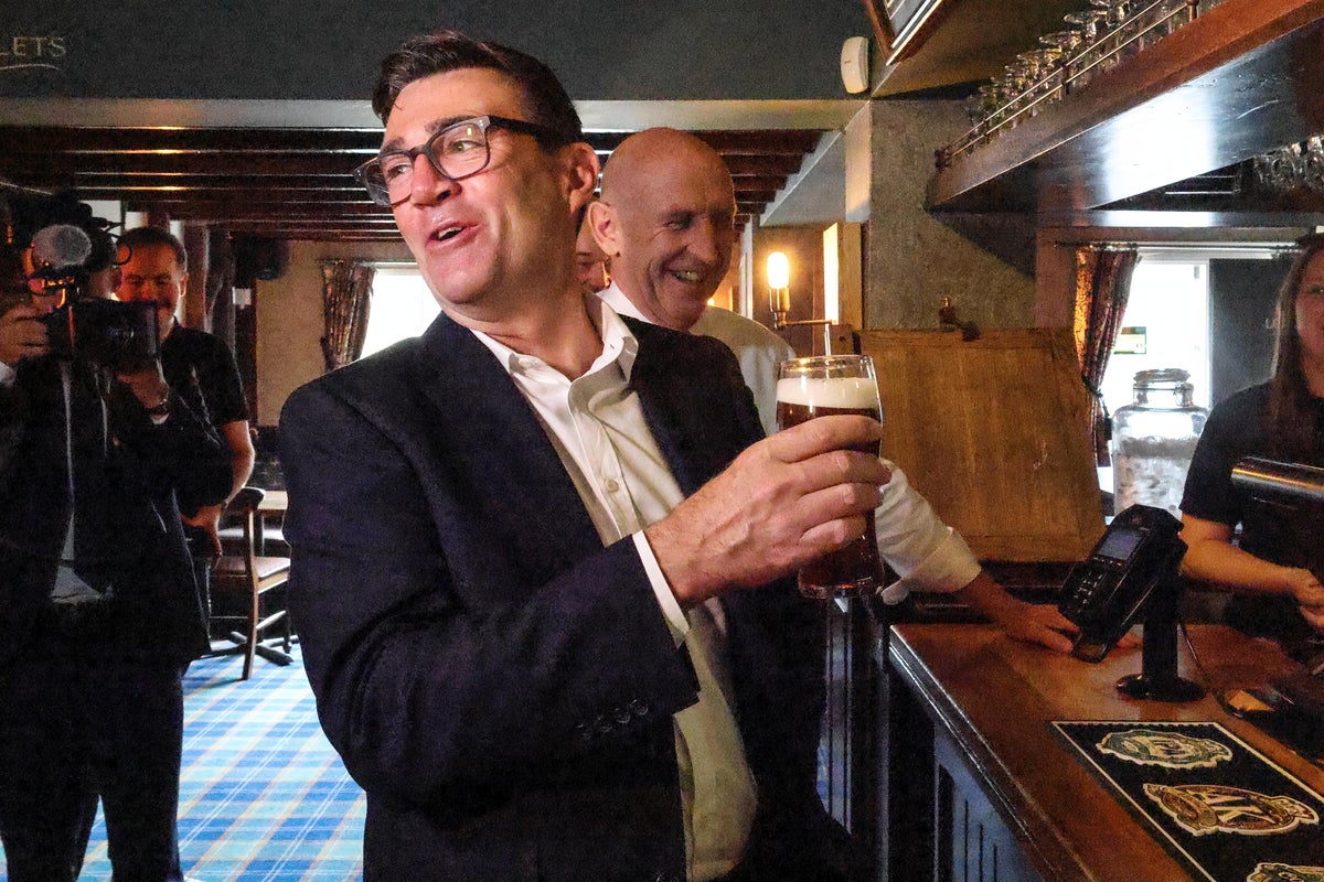 Nigel Farage is losing social media crown to Andy Burnham, analysis suggests