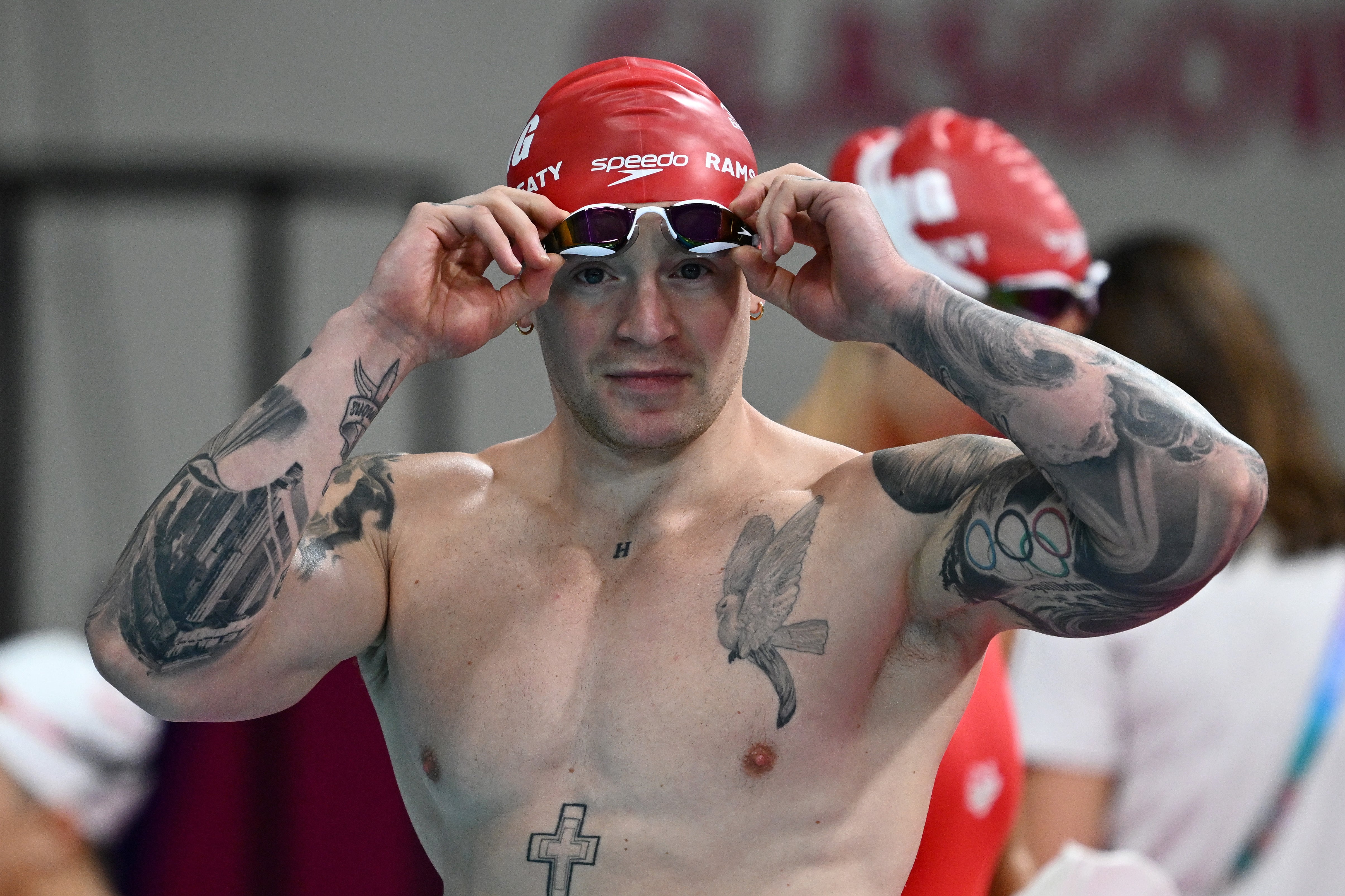 Adam Ramsay-Peaty in training ahead of the start of the Commonwealth Games