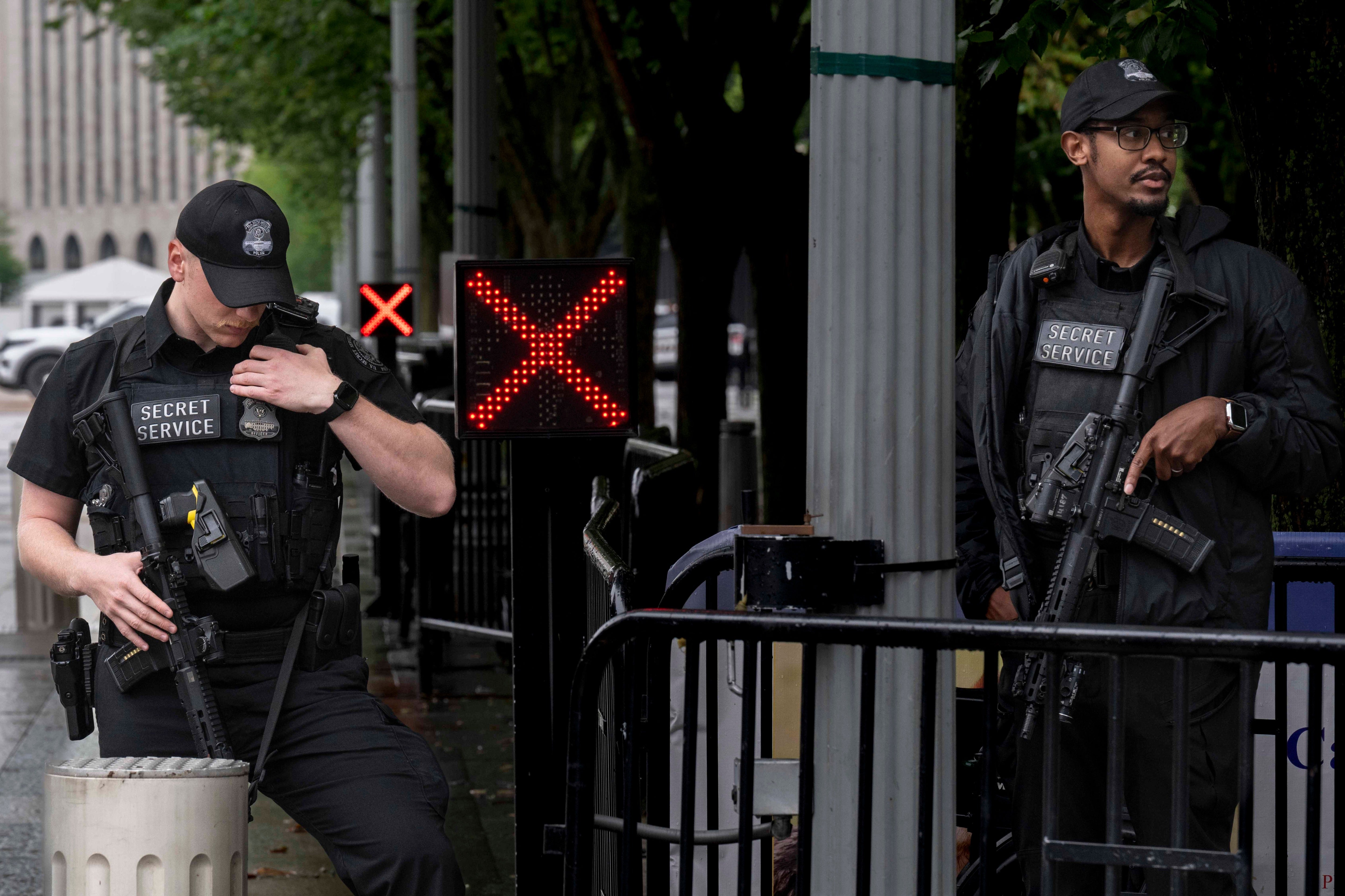 The Secret Service and the FBI took notice of the story, and were angered at the publication of operational details, one source said. Pictured: Secret Service agents man an access gate to the White House compound on May 24