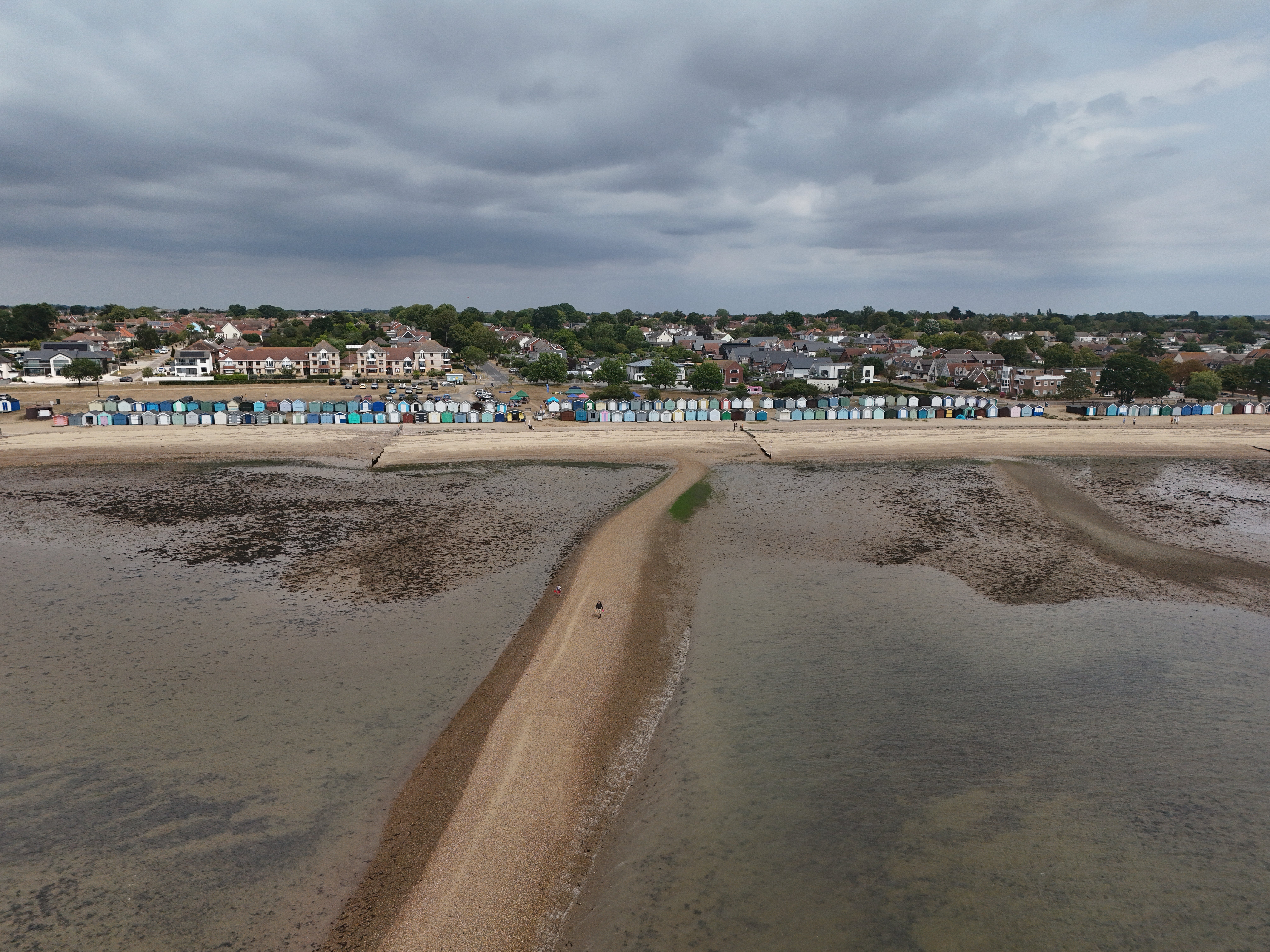 The scene in West Mersea, Essex