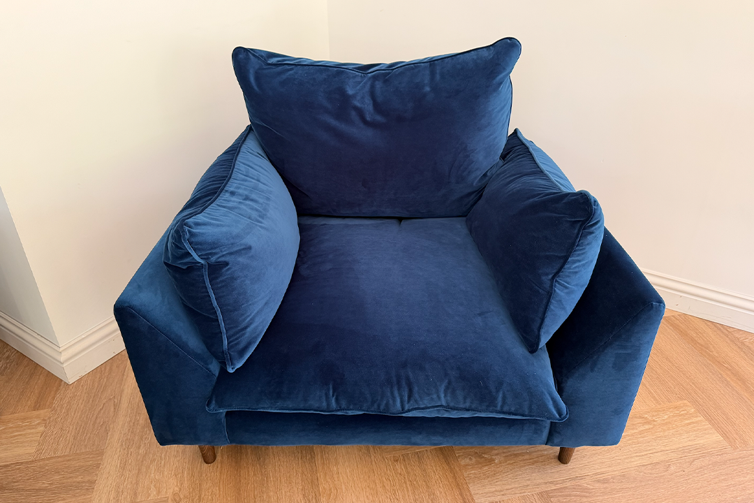 I enjoyed the plumpness of the cushions (Emily Peck/The Independent)