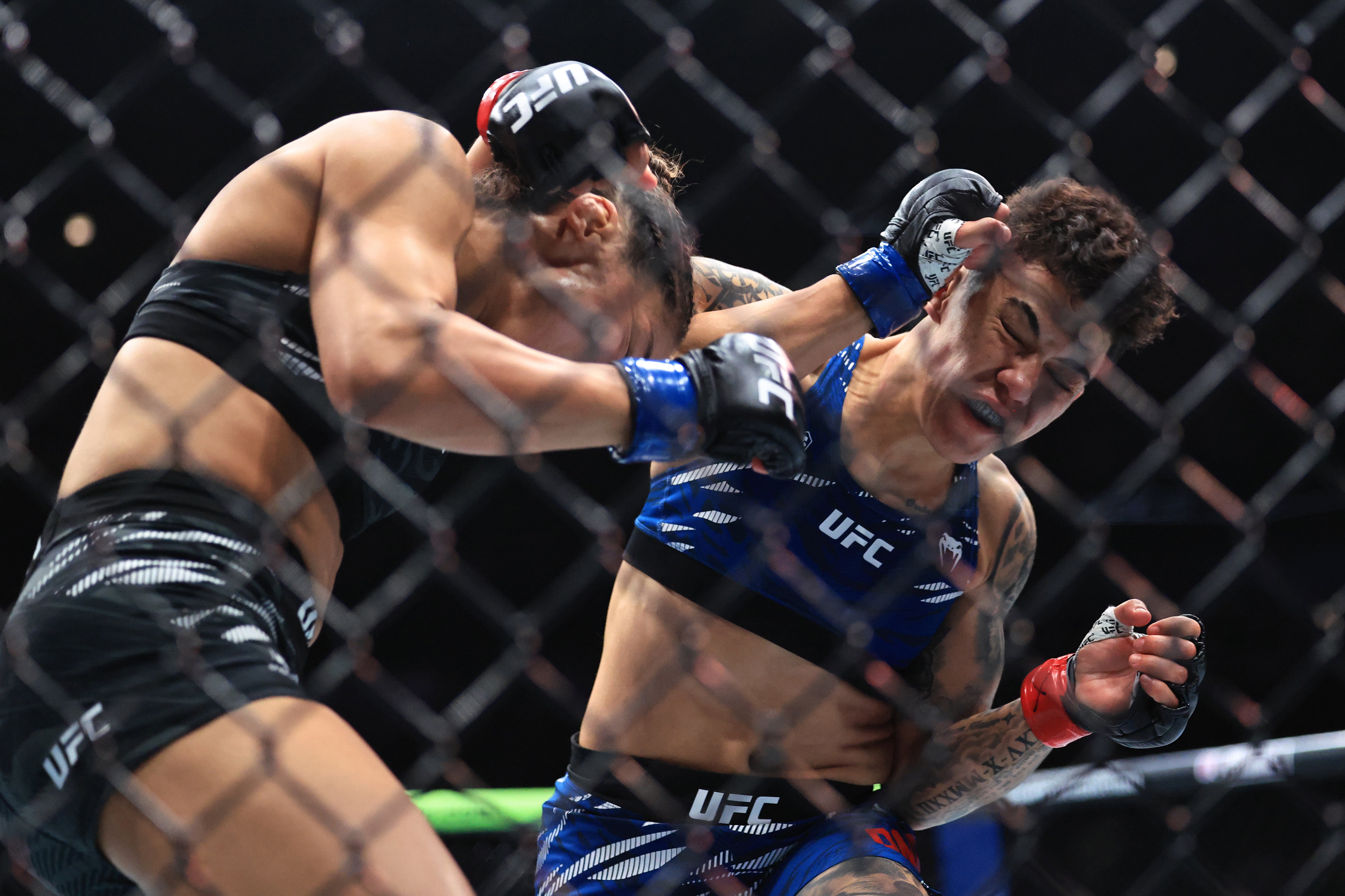 Andrade during her loss to Loopy Godinez in August 2025