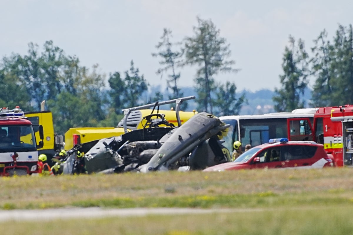 Czech military Venom helicopter crash kills one at air force base