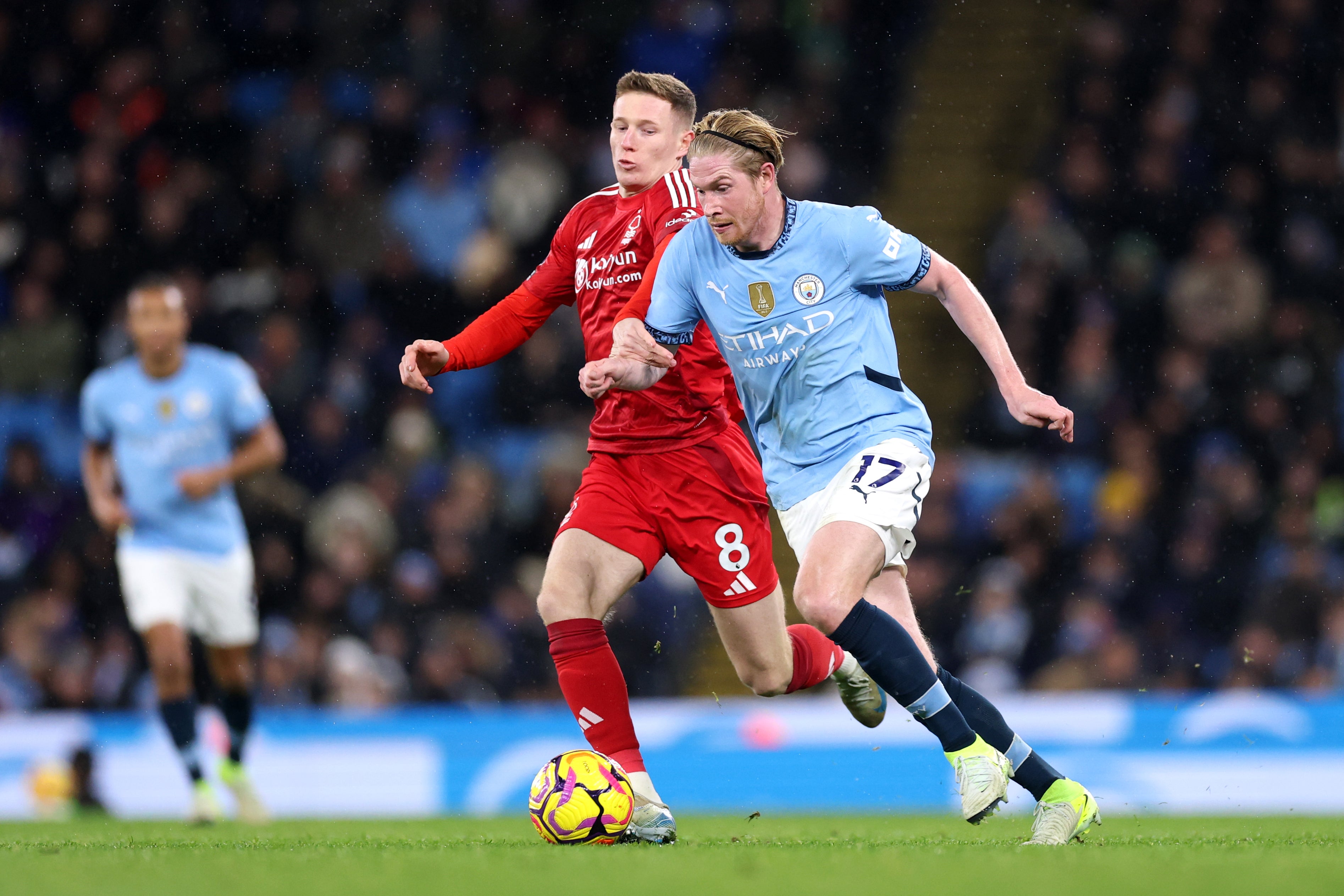 Elliot Anderson has admitted to being inspired by Kevin De Bruyne (Getty)