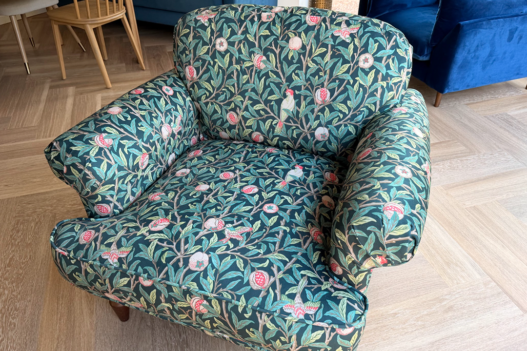The print certainly softens a room (Emily Peck/The Independent)