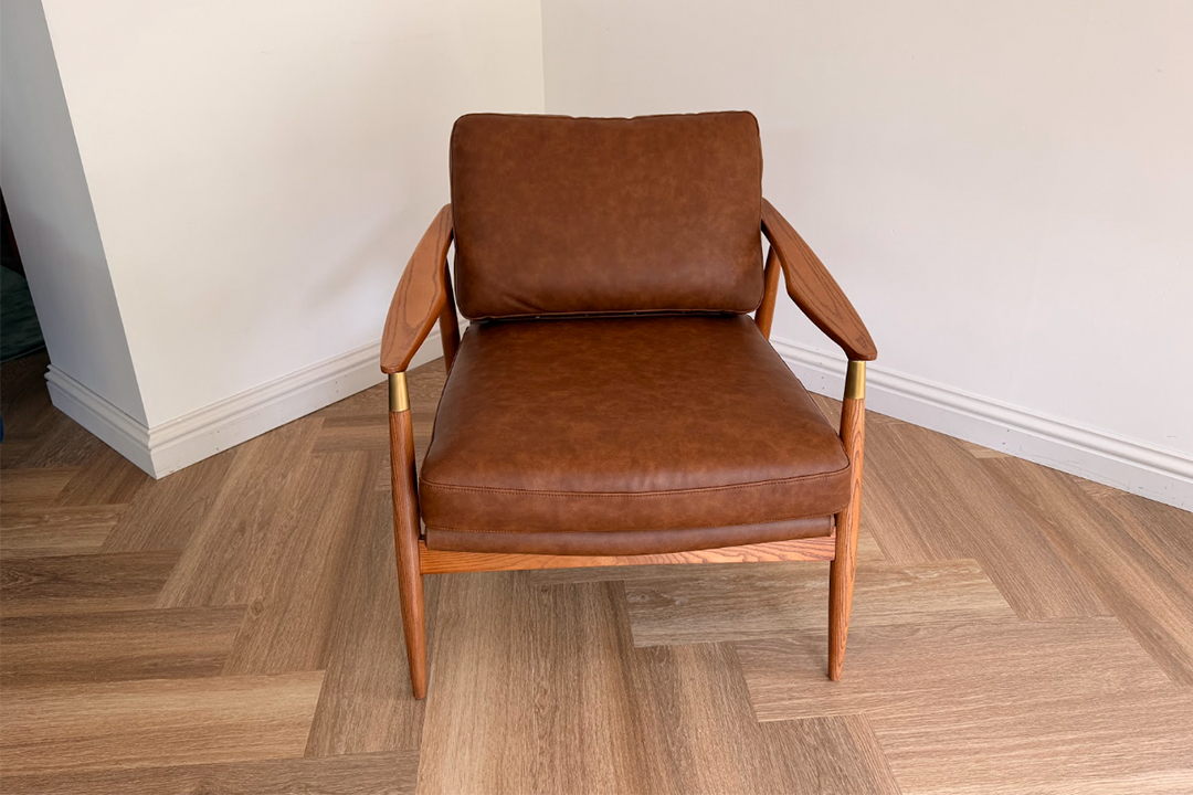 Happily, this chair arrives assembled (Emily Peck/The Independent)