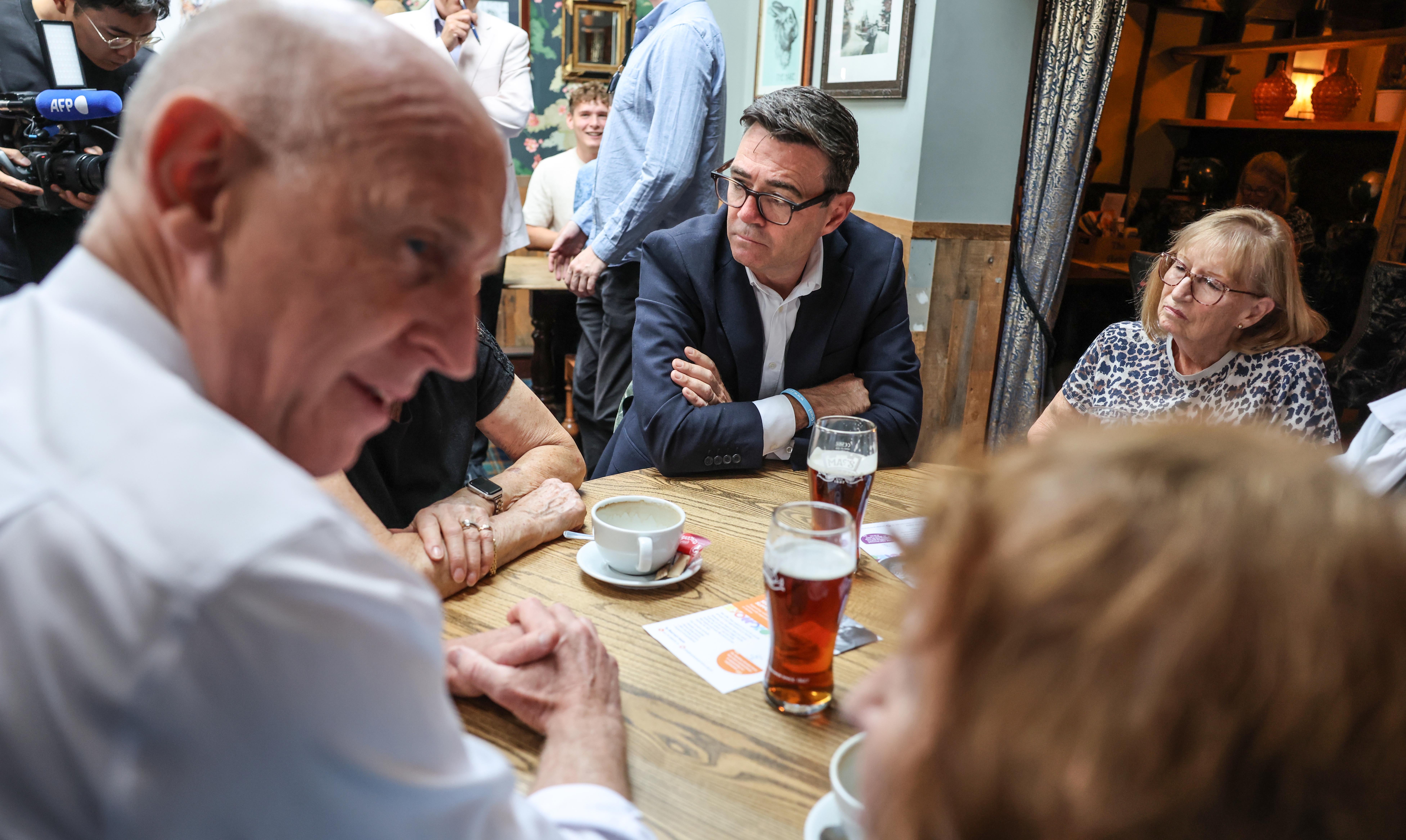 Prime Minister Andy Burnham said pubs ‘need to know that the cavalry is coming’ (Richard Pohle/The Times/PA)