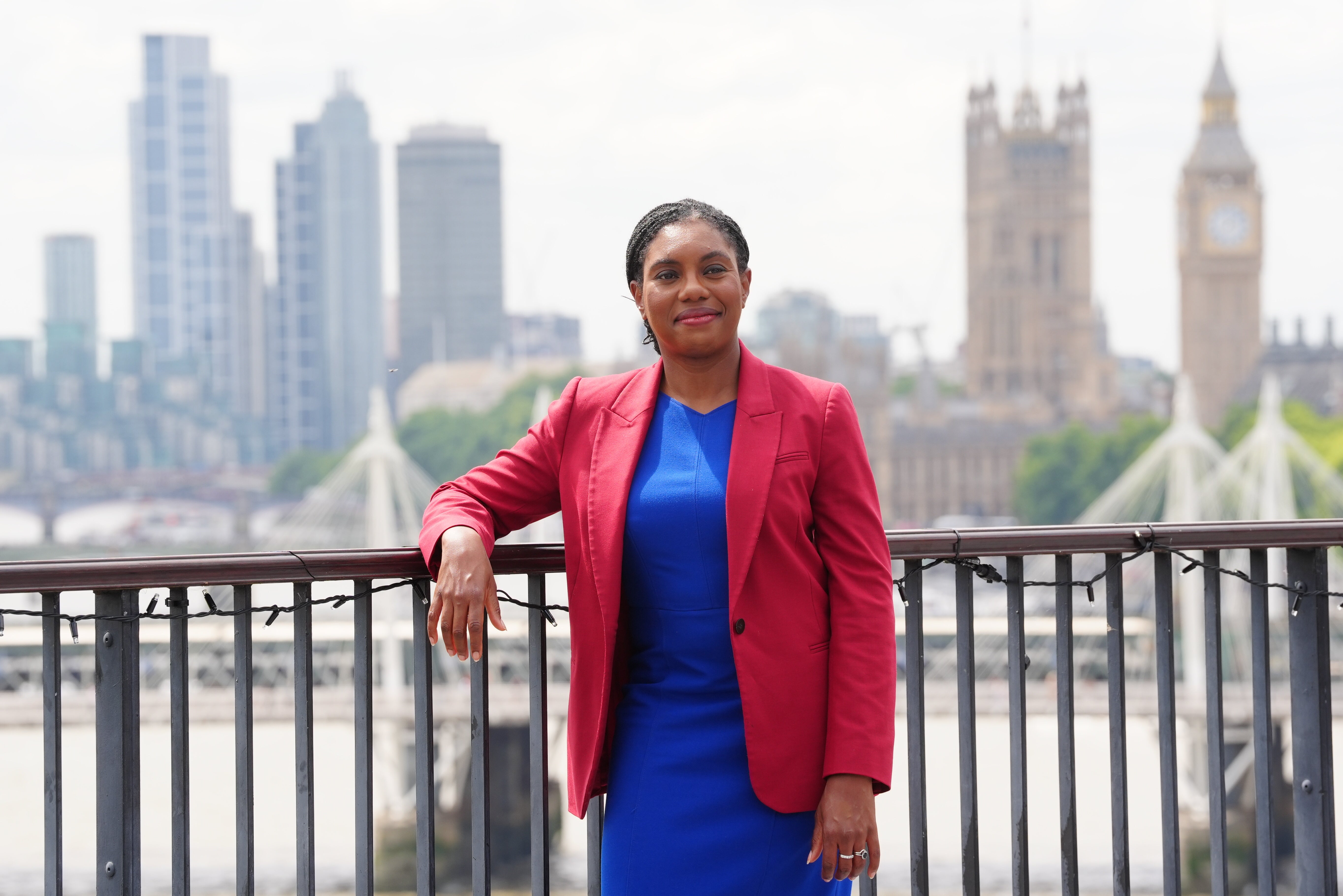 Conservative Party leader Kemi Badenoch accused Labour of fiddling while Rome burns when Ms Niblett first raised the idea of a ‘summer of sex’ (PA Wire)
