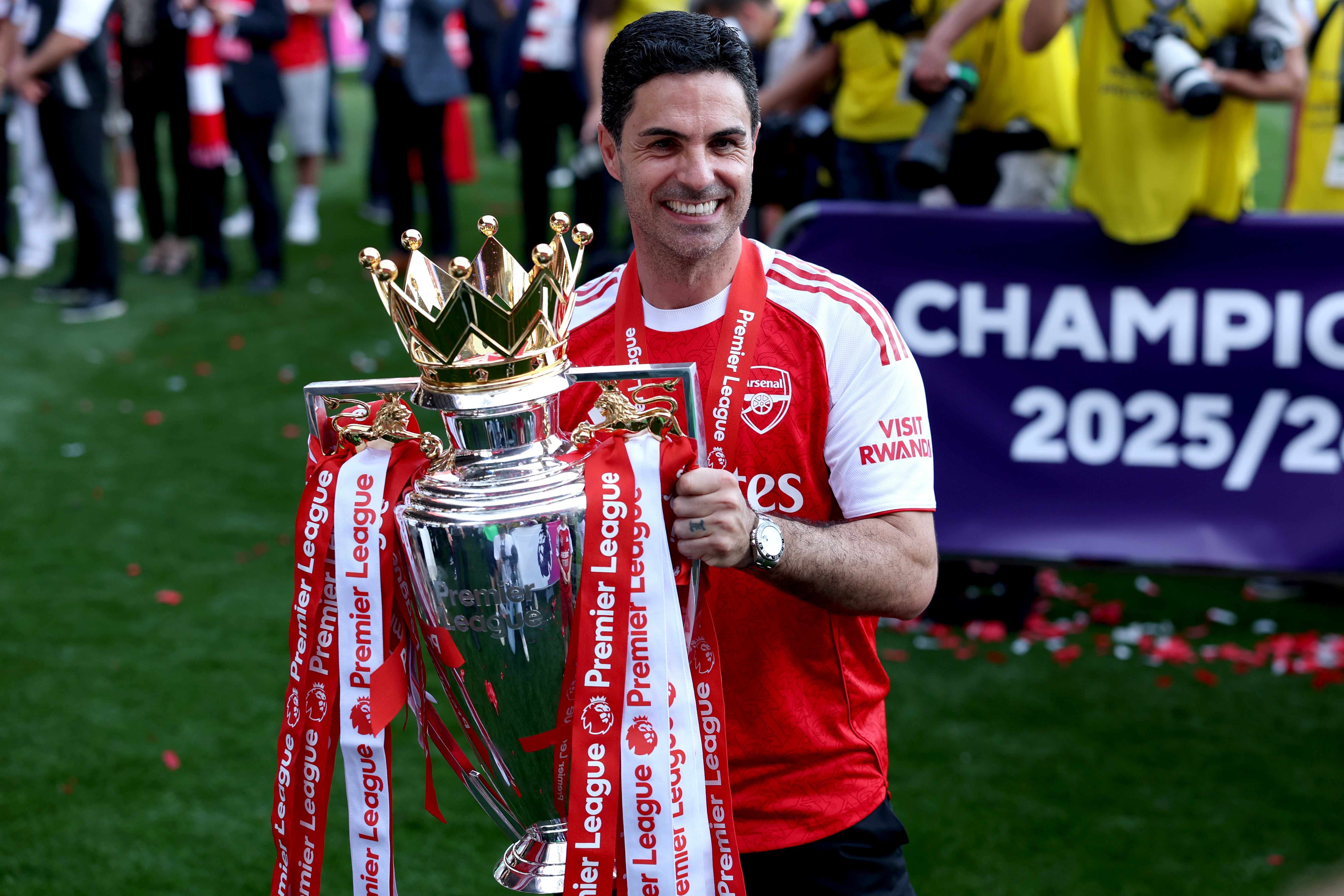 Mikel Arteta transformed Arsenal into Premier League champions (Getty)