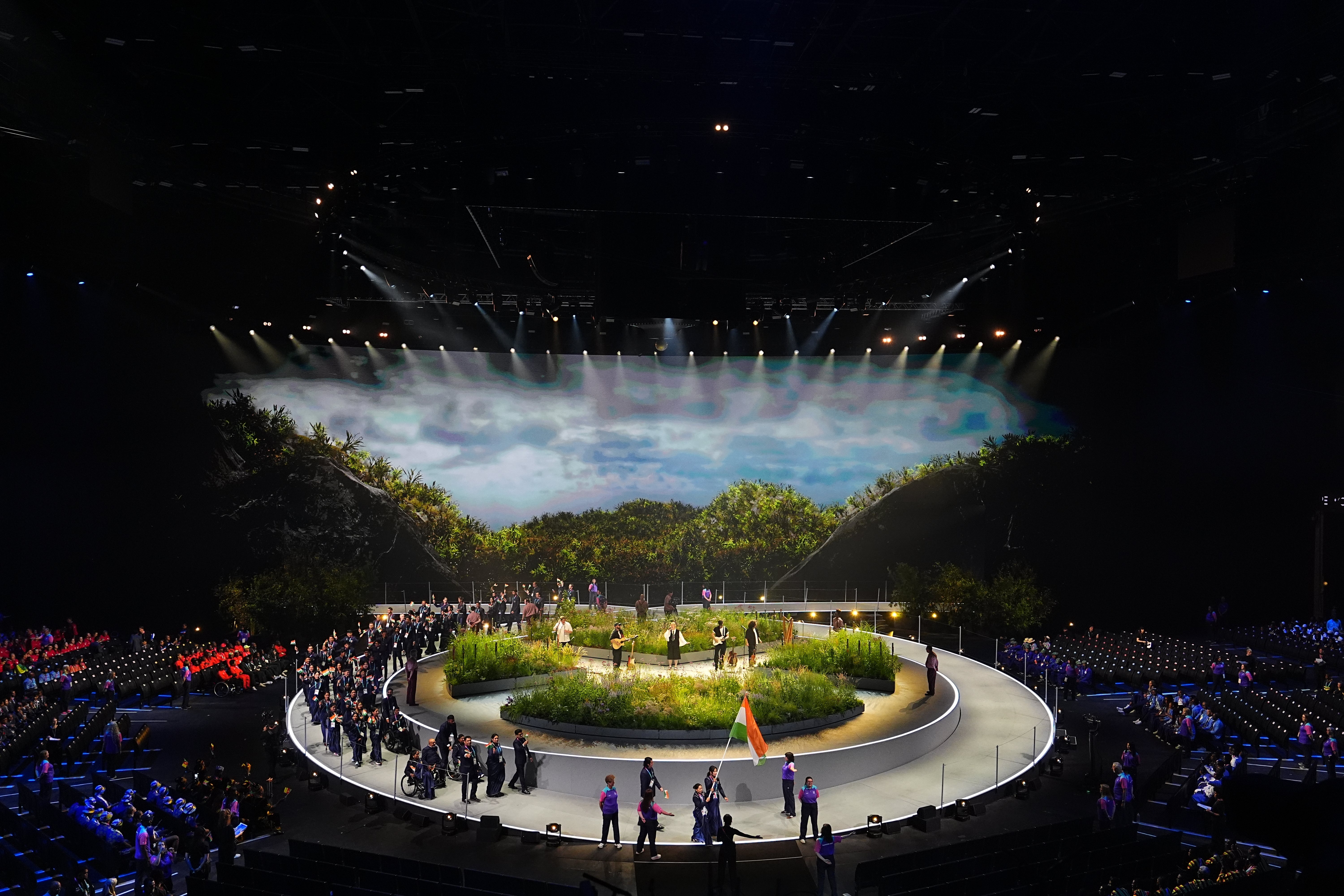 Glasgow’s Hydro staged the opening ceremony of the Commonwealth Games (Aaron Chown/PA) (PA Wire)