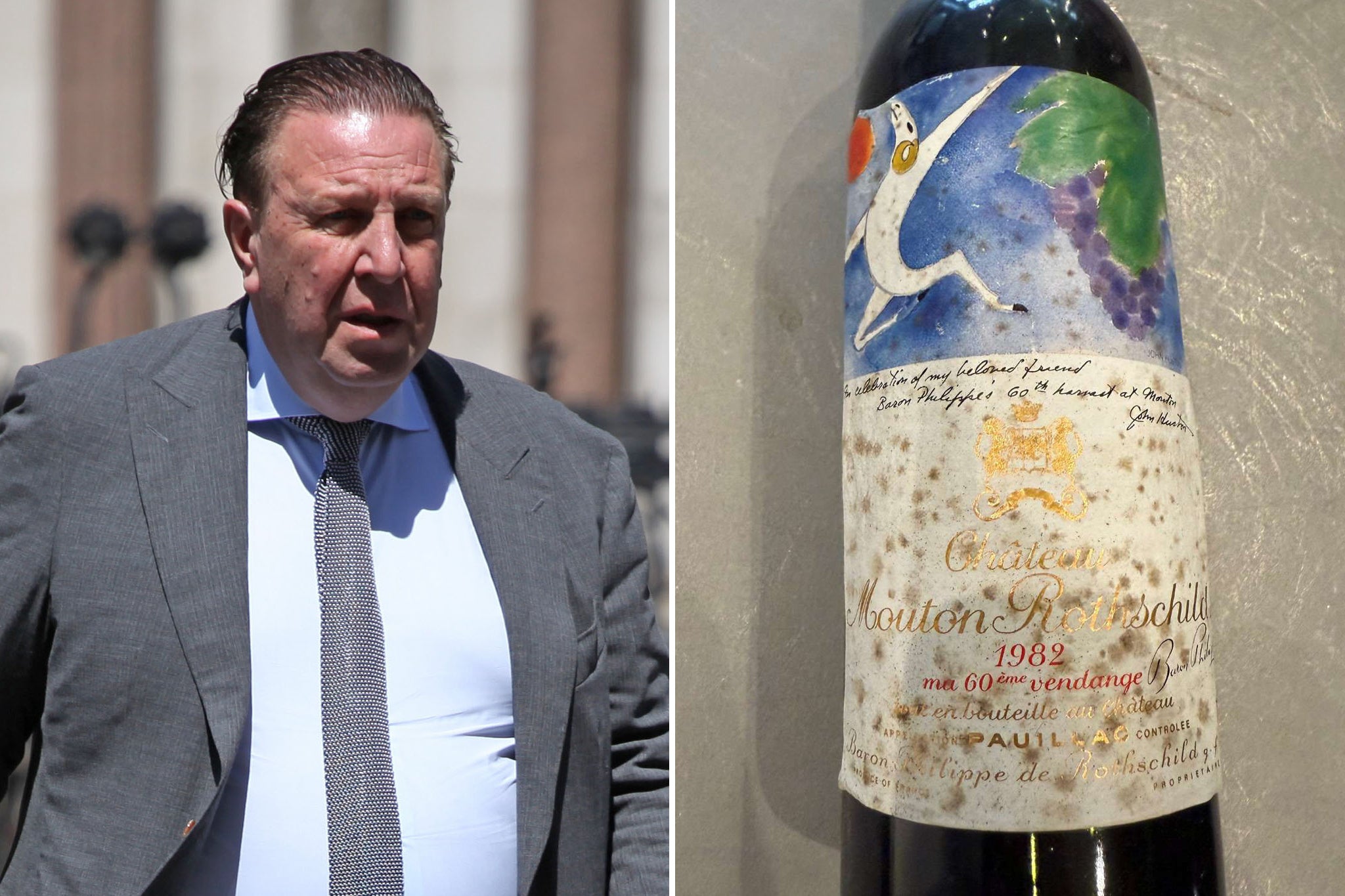 independent.co.uk - Nevile Ayling - Multi-millionaire tailor sues over claim fridge left his &pound;1m wine collection 'mouldy'