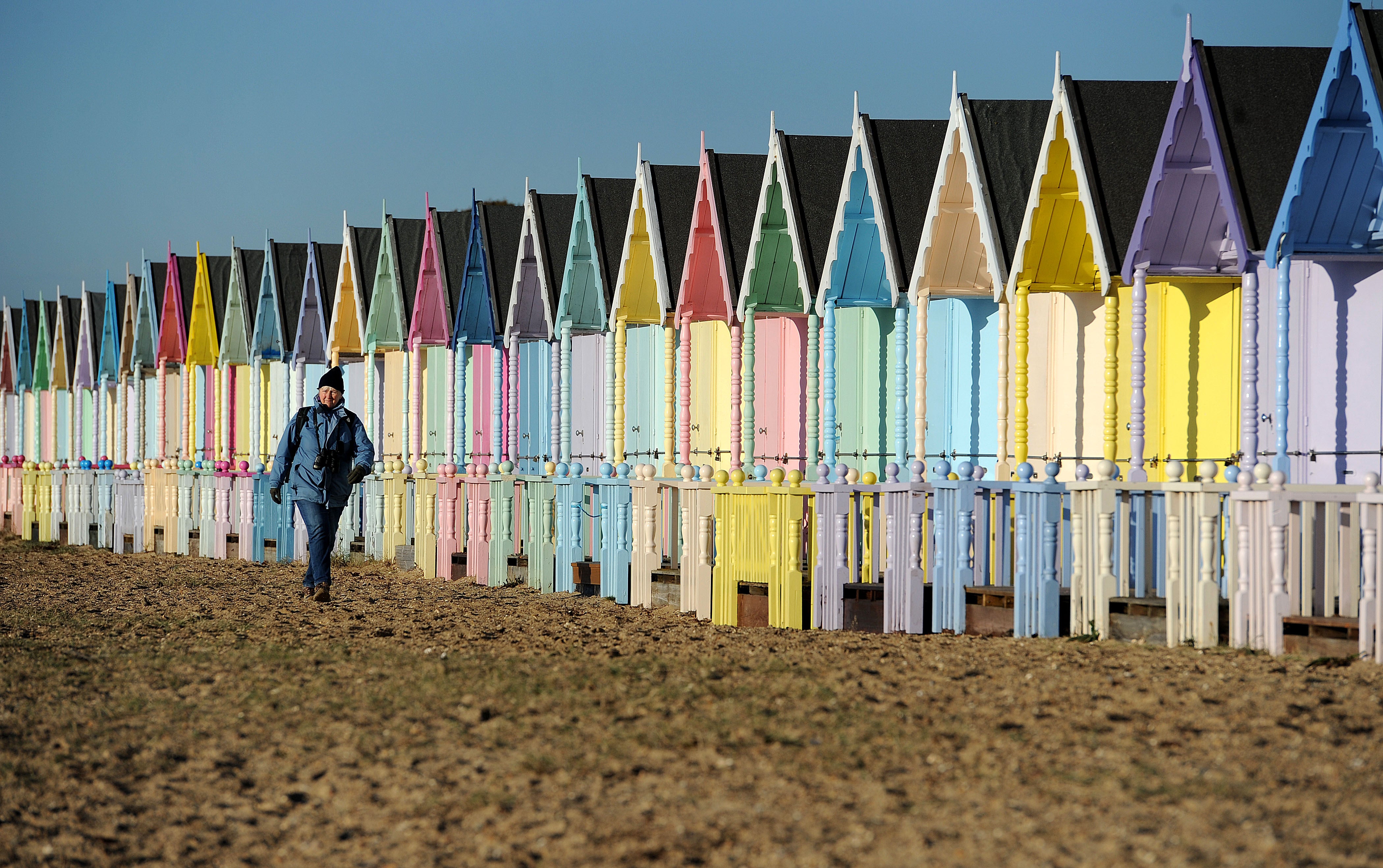 Emergency services were called to West Mersea beach in Essex (PA)