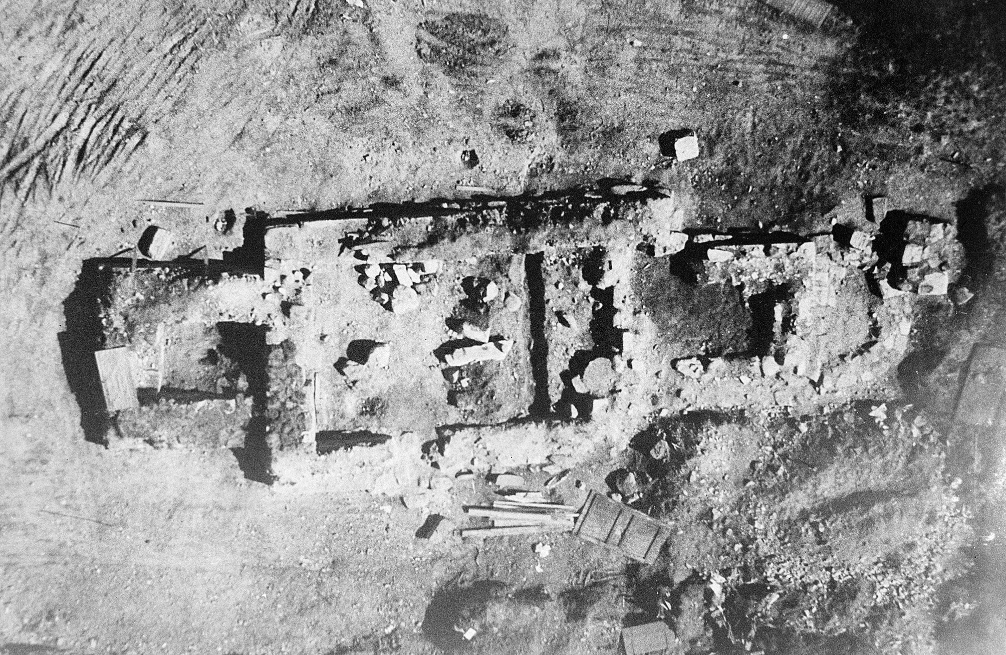The Västerhus church ruin