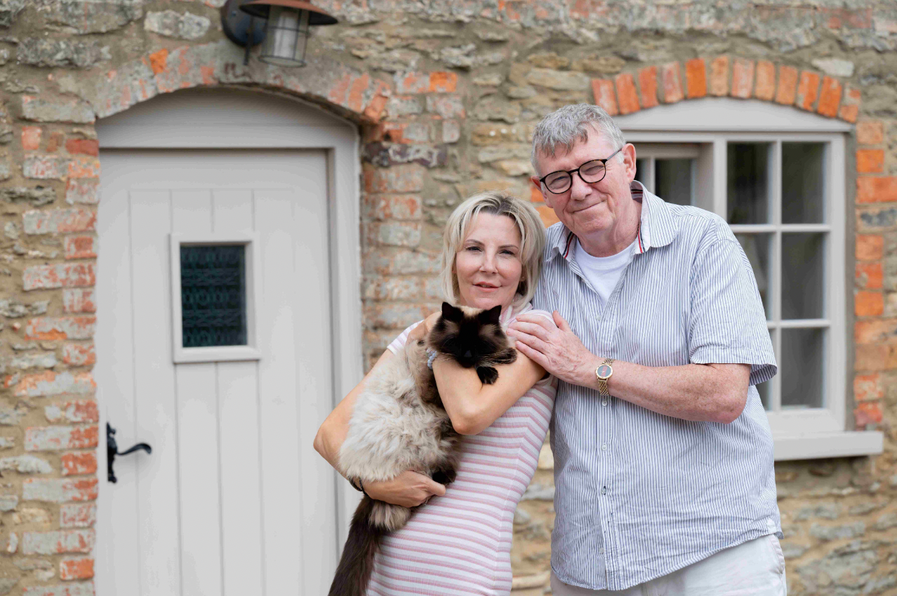 Couple receive third of £1m prize after two separate near-death experiences
