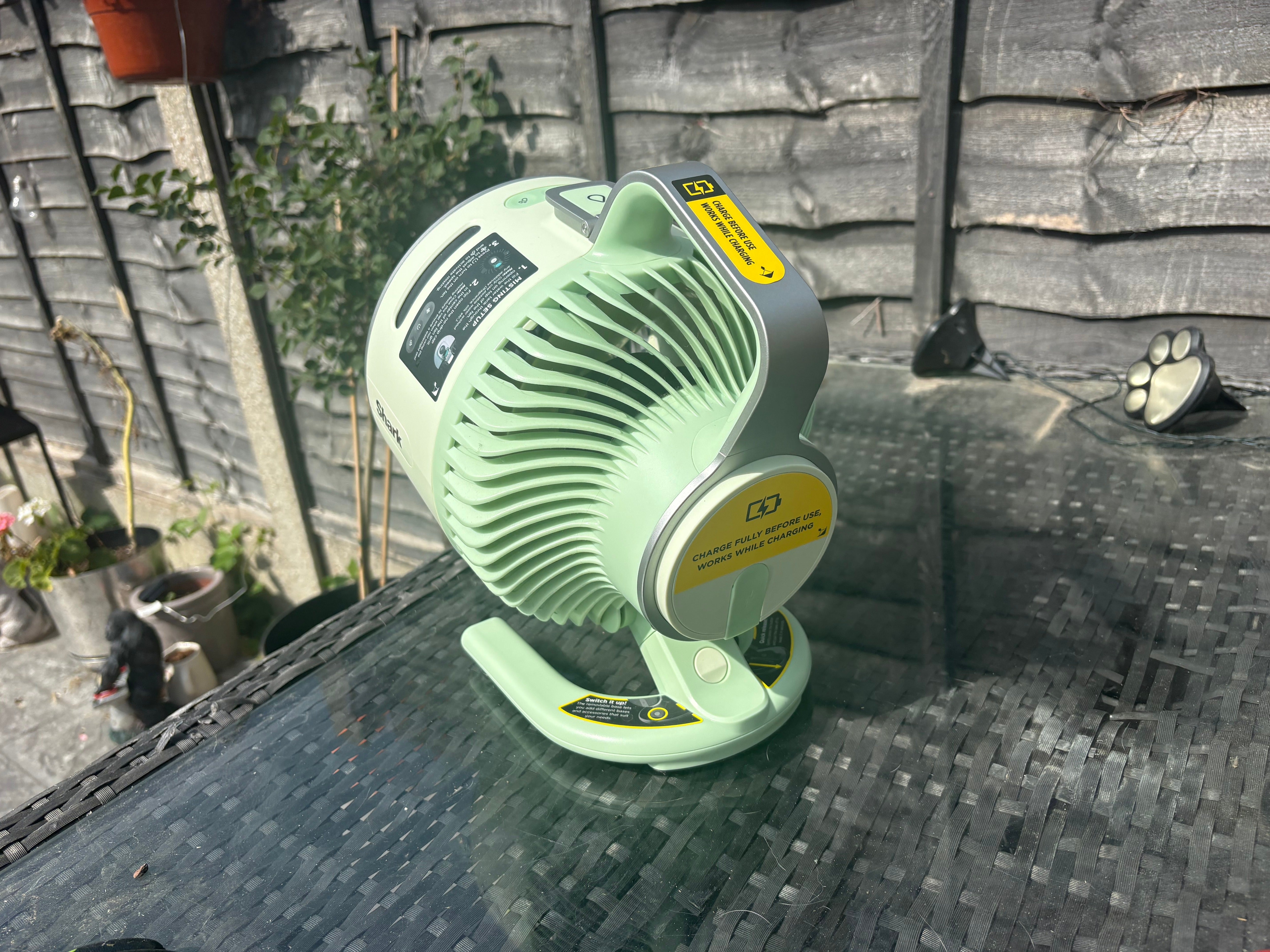 The removable information stickers make setup simple (Izzy Howells/The Independent)