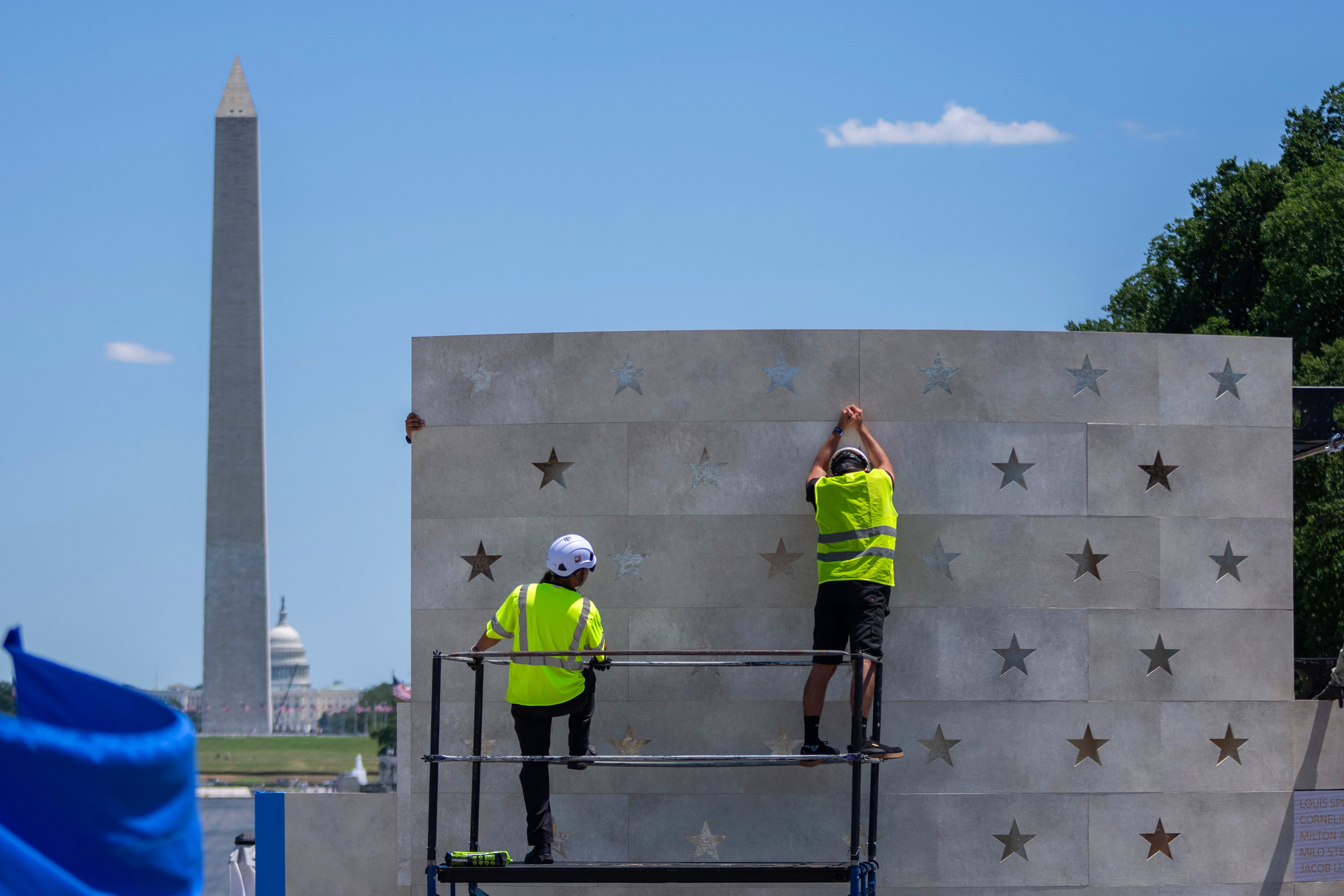 The president has faced scrutiny for awarding no-bid contracts to fix the Reflecting Pool, bypassing the some of the usual safeguards to ensure quality and cost-effective work on government projects