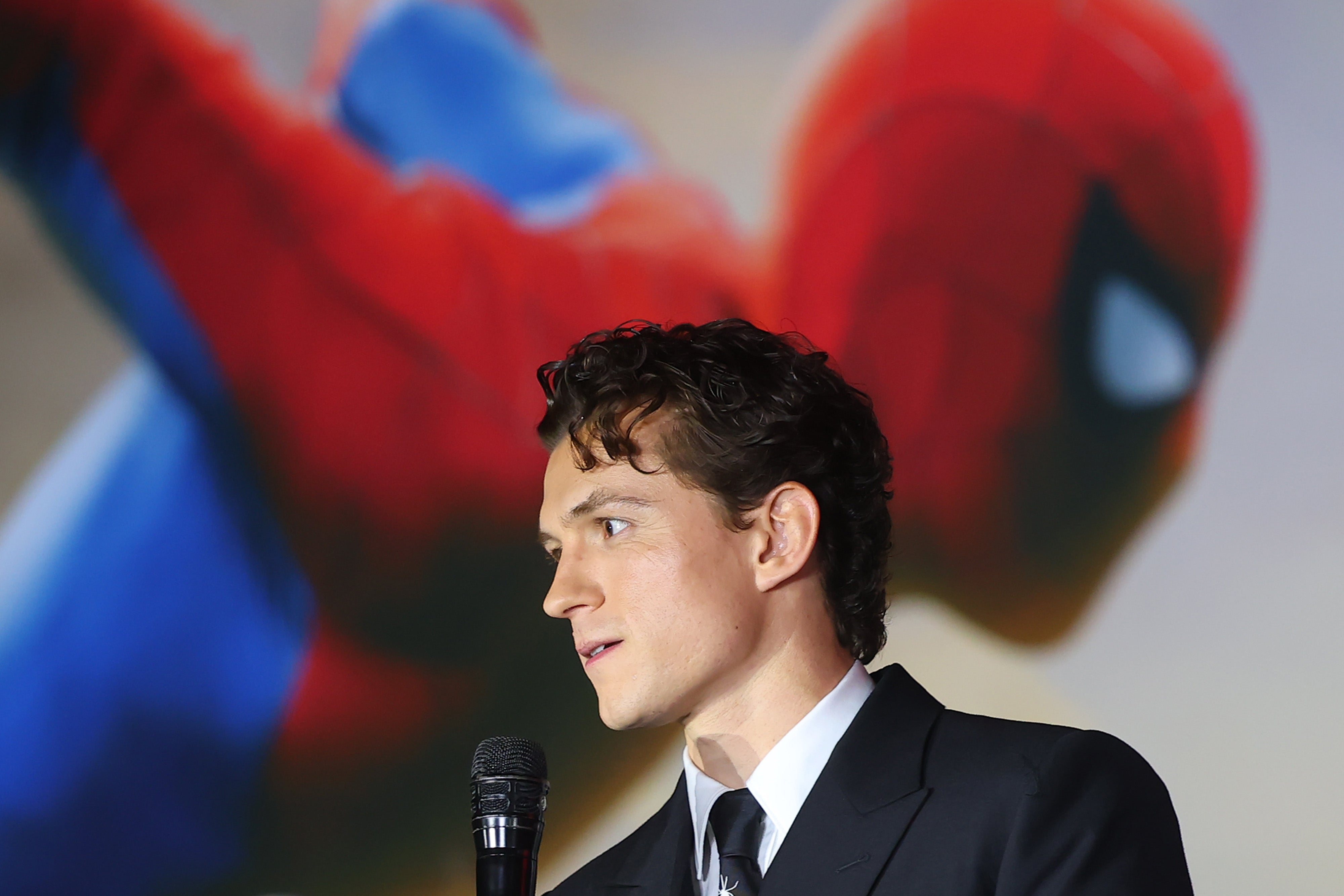 The incident comes just days before the release of Tom Holland’s new Spider-Man movie