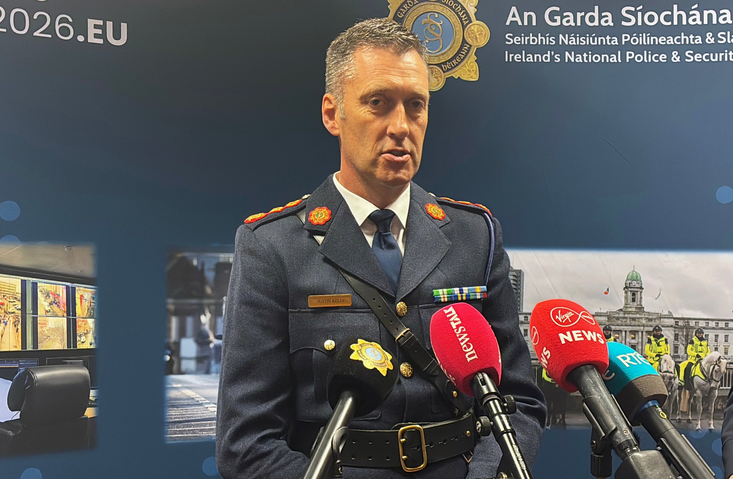 An 'extremely significant' bomb was seized from a vehicle heading towards the Irish border, Garda Commissioner Justin Kelly confirmed