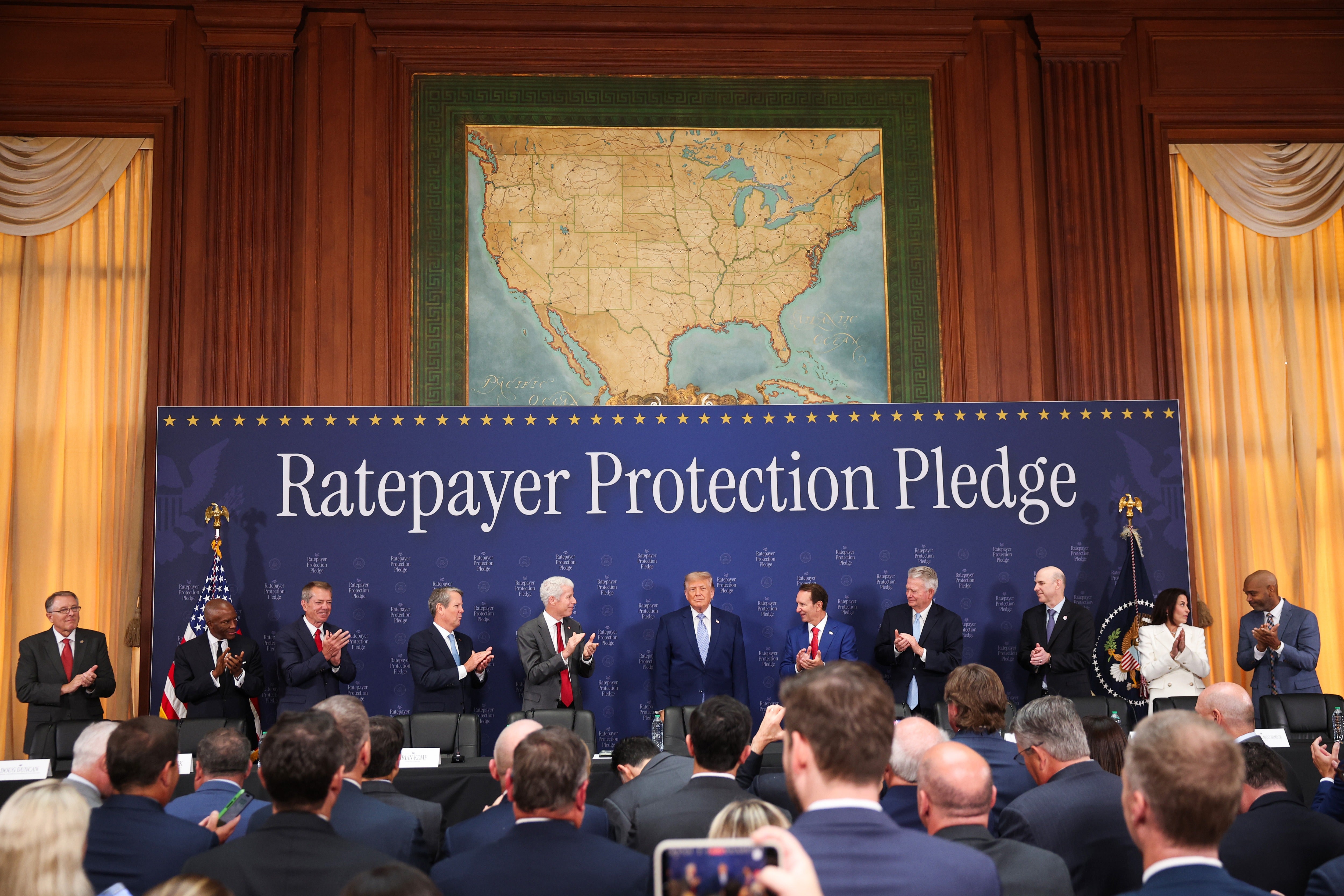 Trump first introduced the pledge with prominent AI and technology firms in March