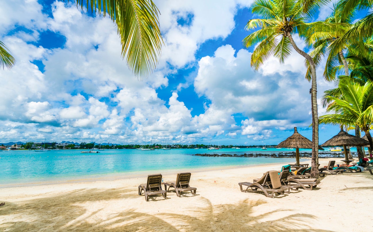 Grand Baie sits on the northwest coast of Mauritius