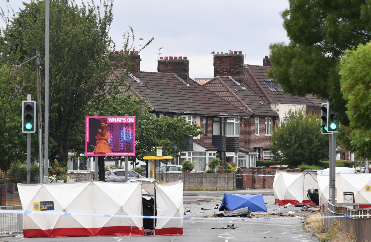 Four men in their 20s killed as car hits lamppost in Merseyside