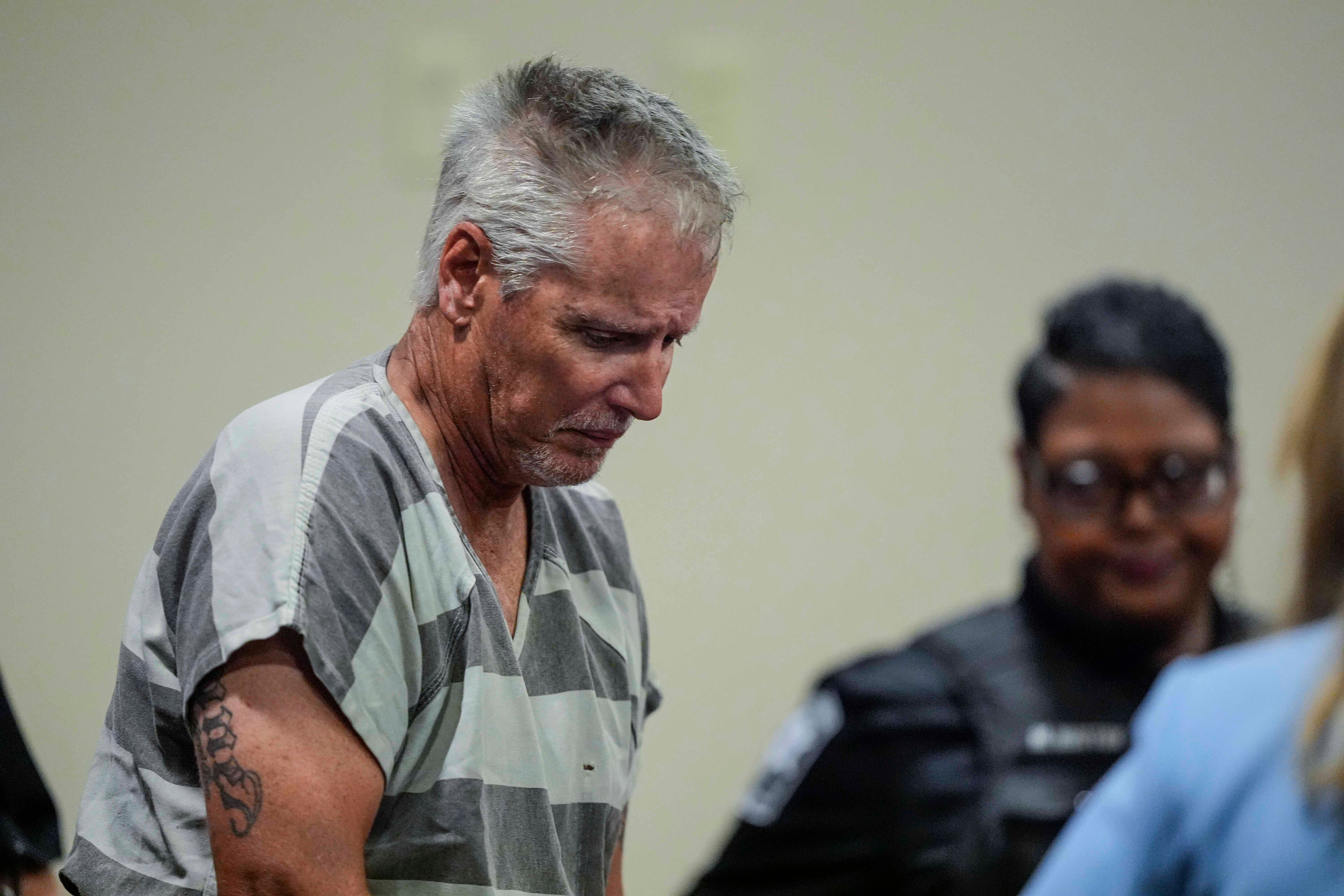 Colin Gray, the father of Apalachee High School shooter Colt Gray, enters the Barrow County courthouse for his first appearance, on September 6, 2024