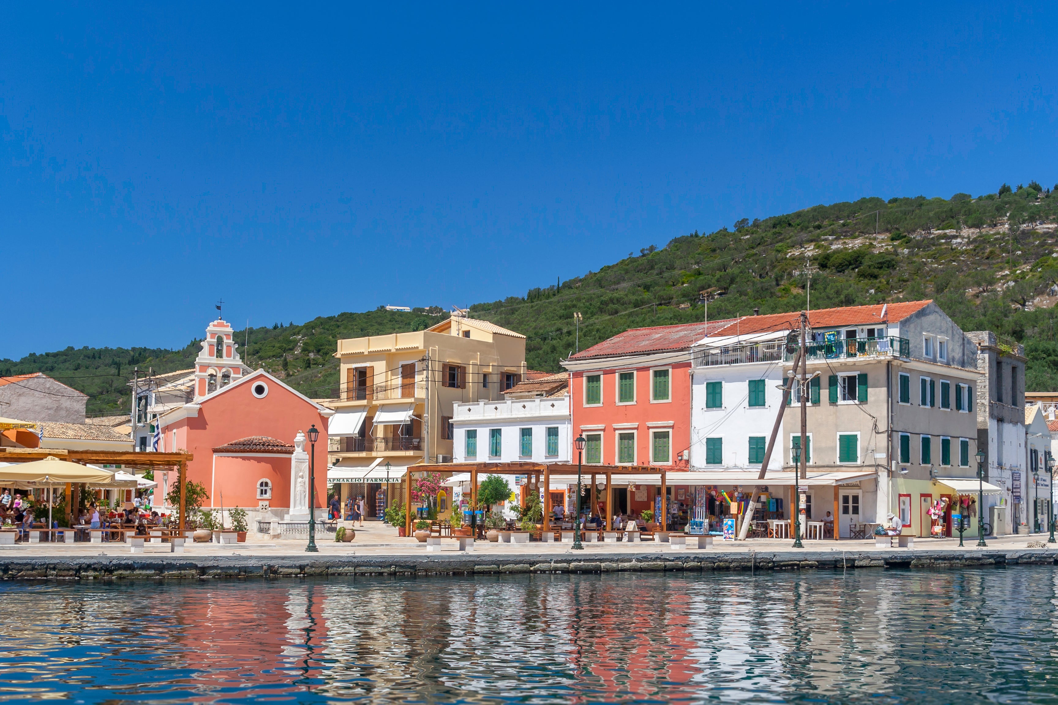 Paxos is located just south of Corfu