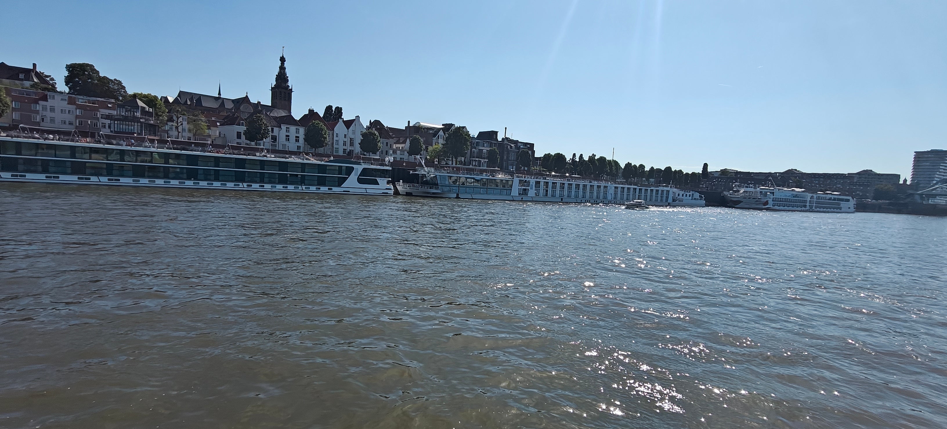 Low water levels are affecting where river cruise lines can dock