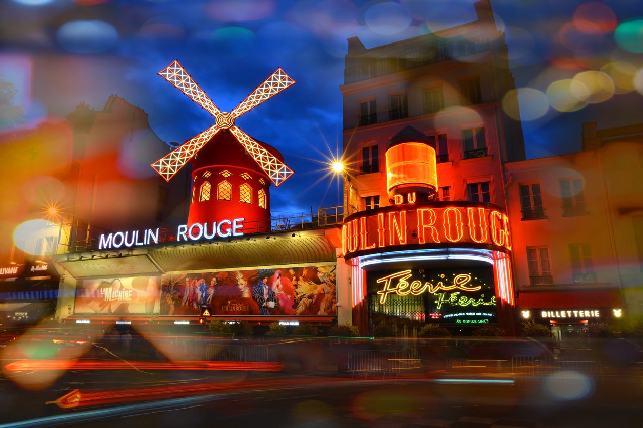The friends headed to Moulin Rouge to see the famous cancan show (Getty Images)