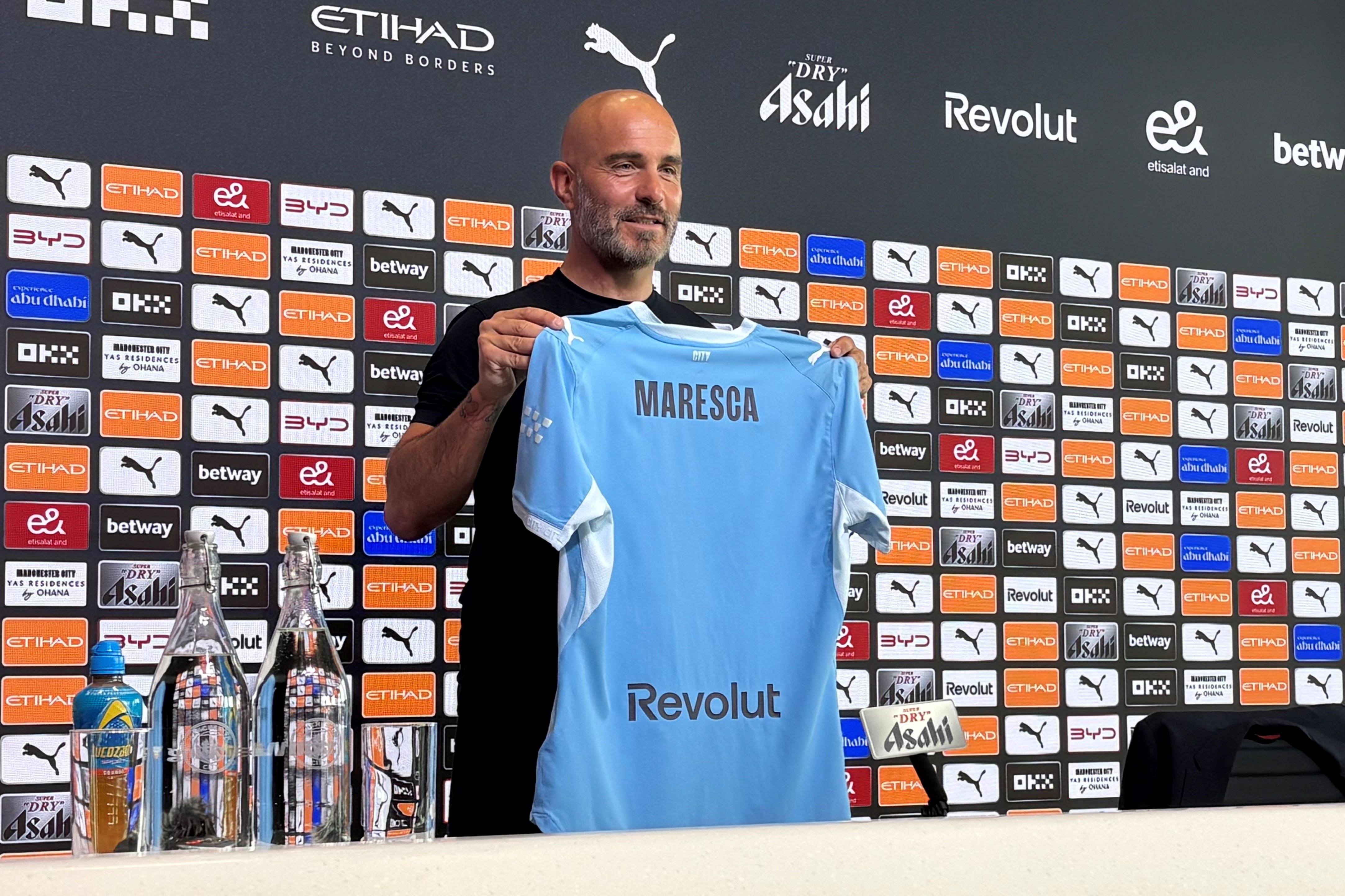 Enzo Maresca, técnico do Manchester City (PA)