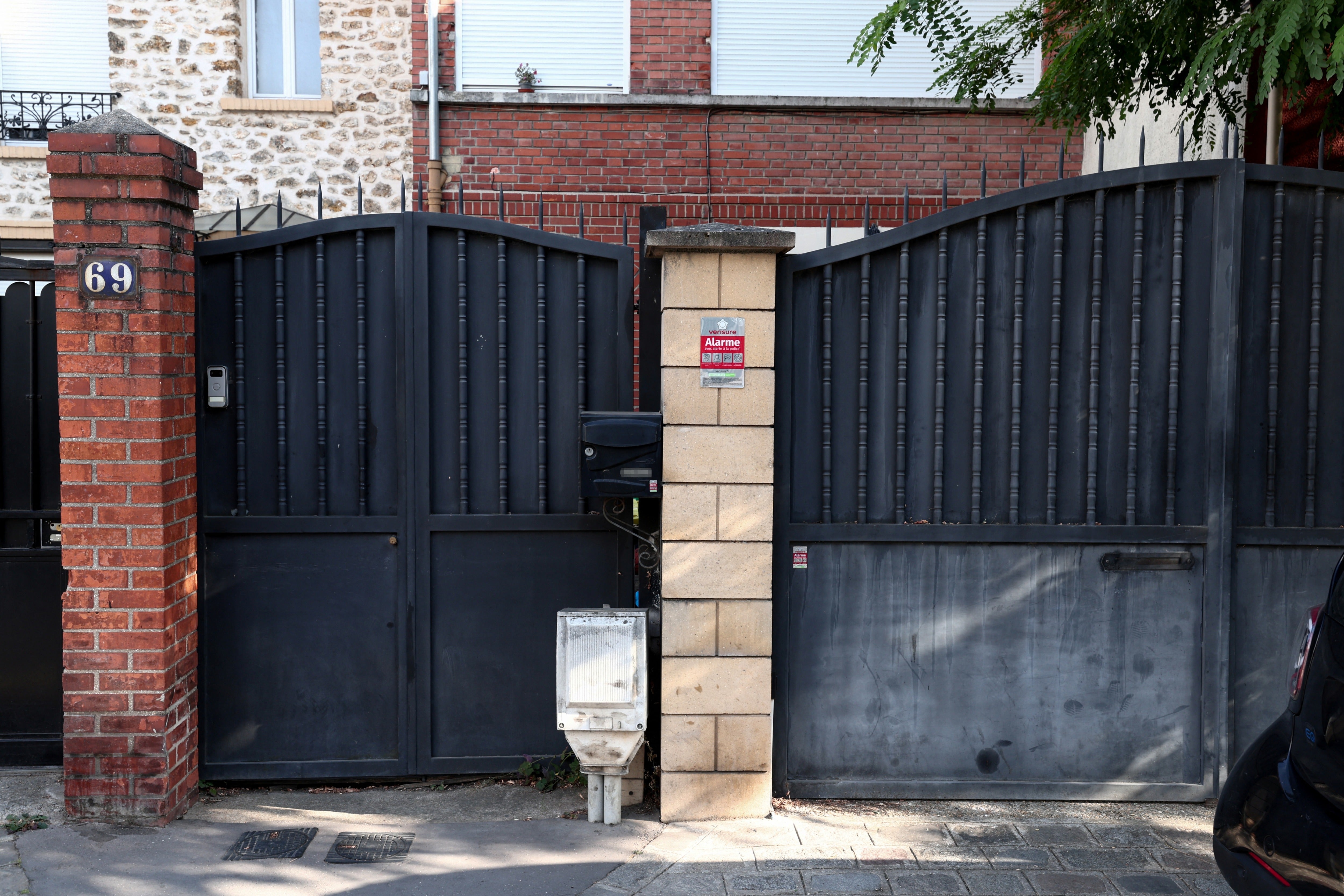 The residence of model agent Daniel Siad in Colombes, north-western suburb of Paris, where he was found dead on July 20