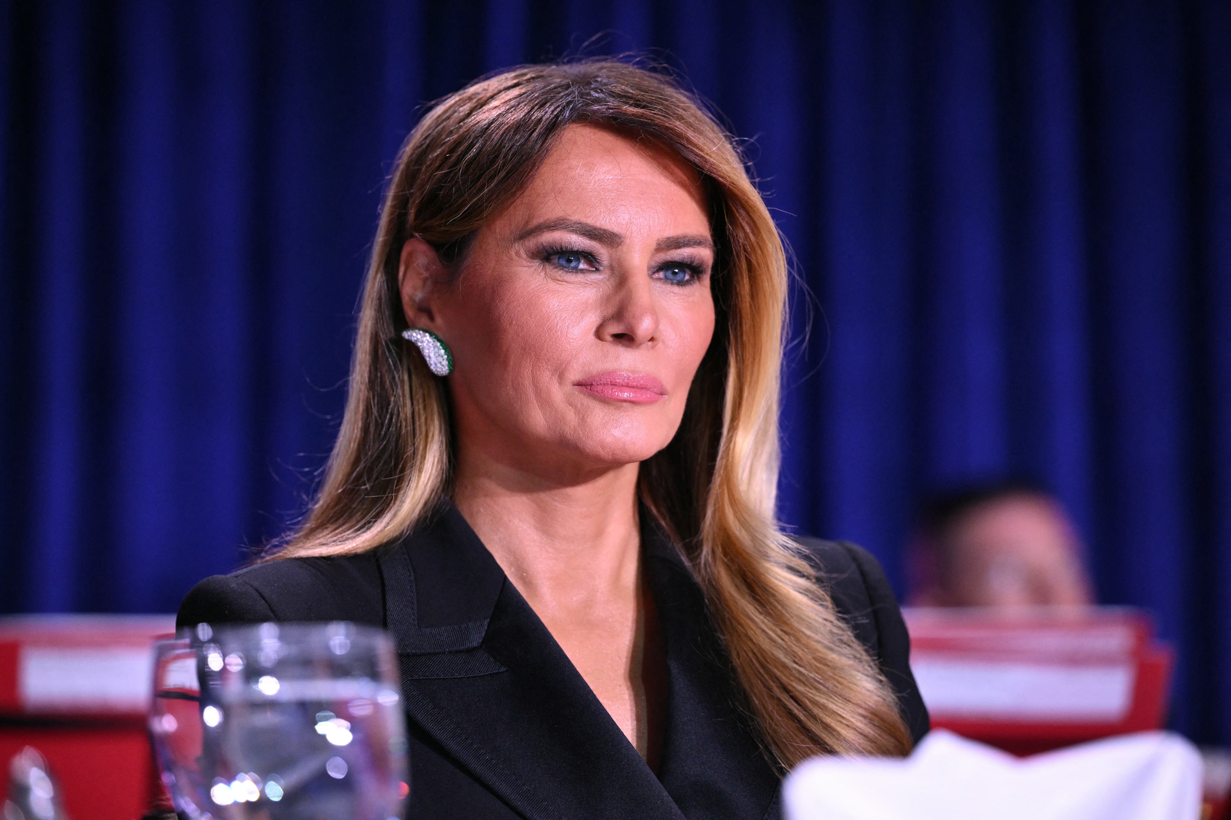 First Lady Melania Trump has only appeared in public 38 times since the start of the year, according to a new analysis of her public events (AFP/Getty)