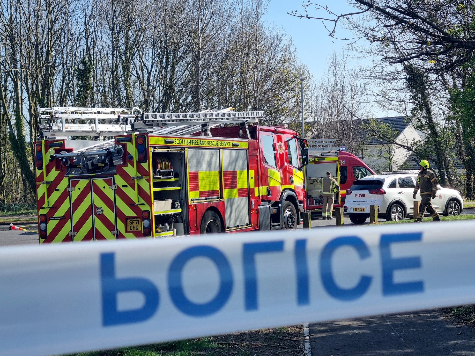 Homes around Nethy Bridge have been evacuated